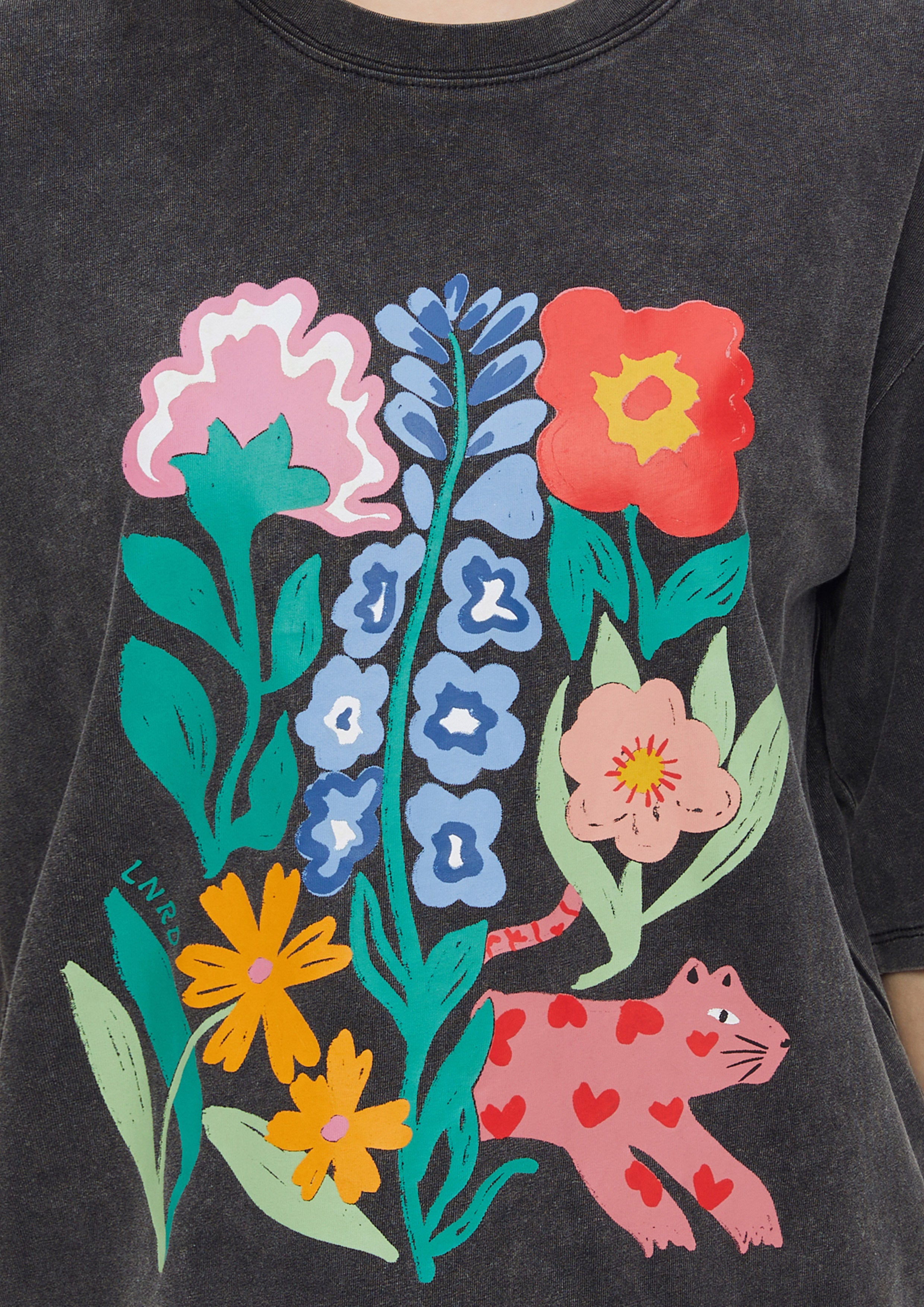 เสื้อยืดแขนสั้นพิมพ์ลาย คอลเลกชัน Enchaned Forest