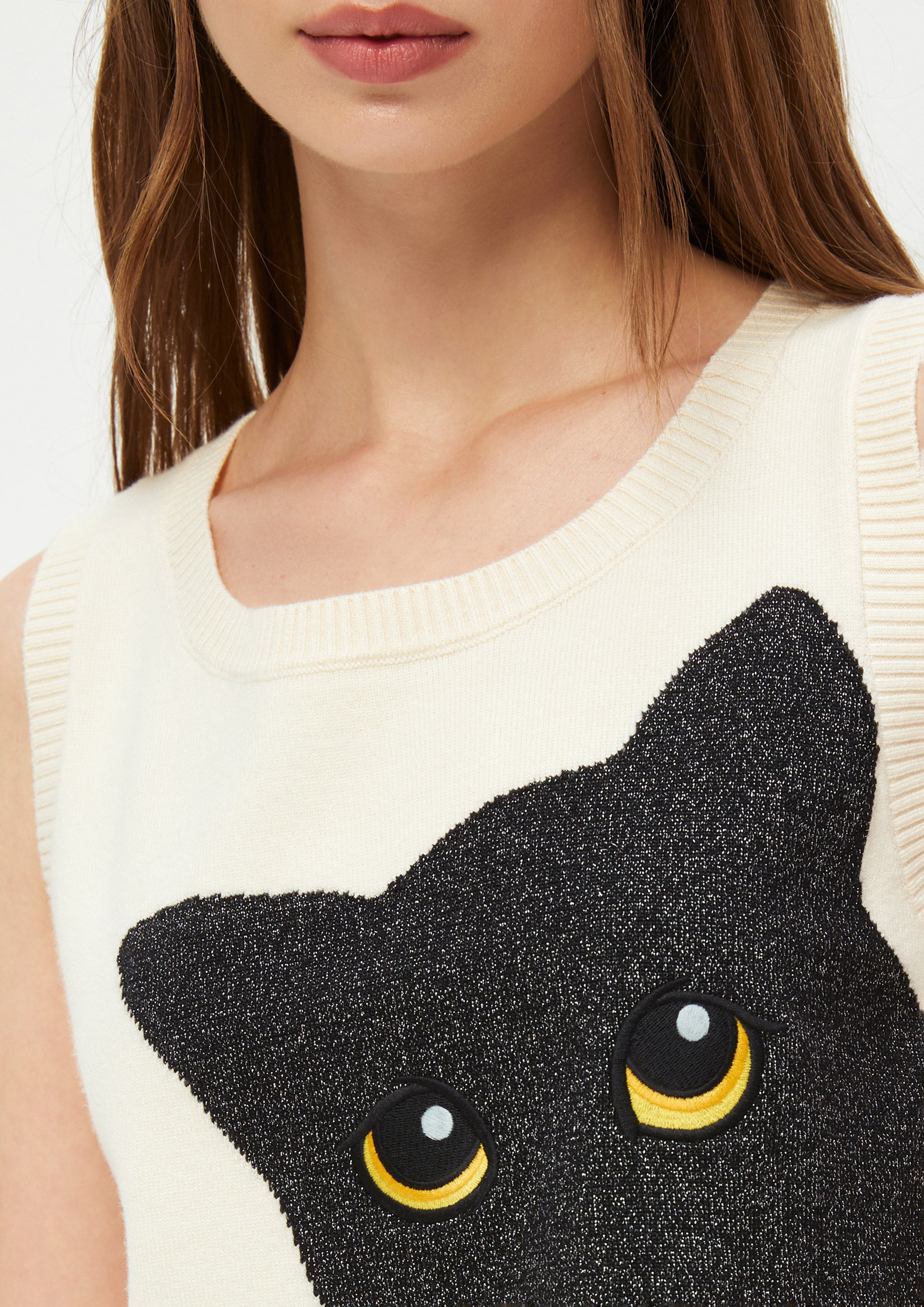 Kitty Knited Top The Eyes of Jungle