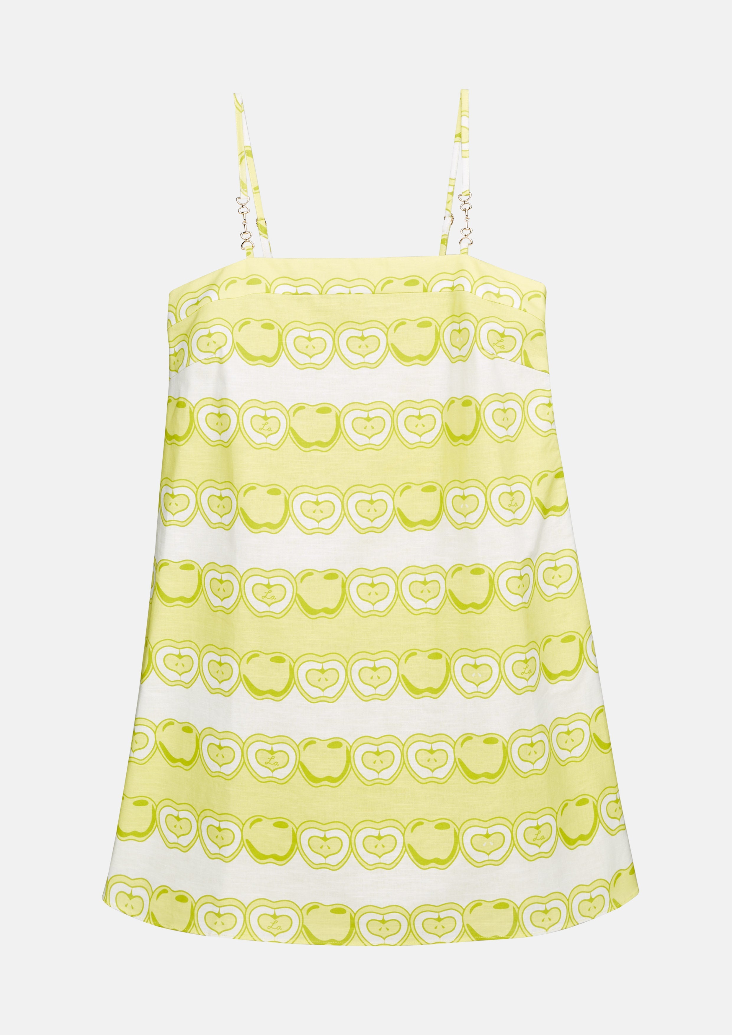 Apple Print Spaghetti Strap Mini Dress Savor The Crisp