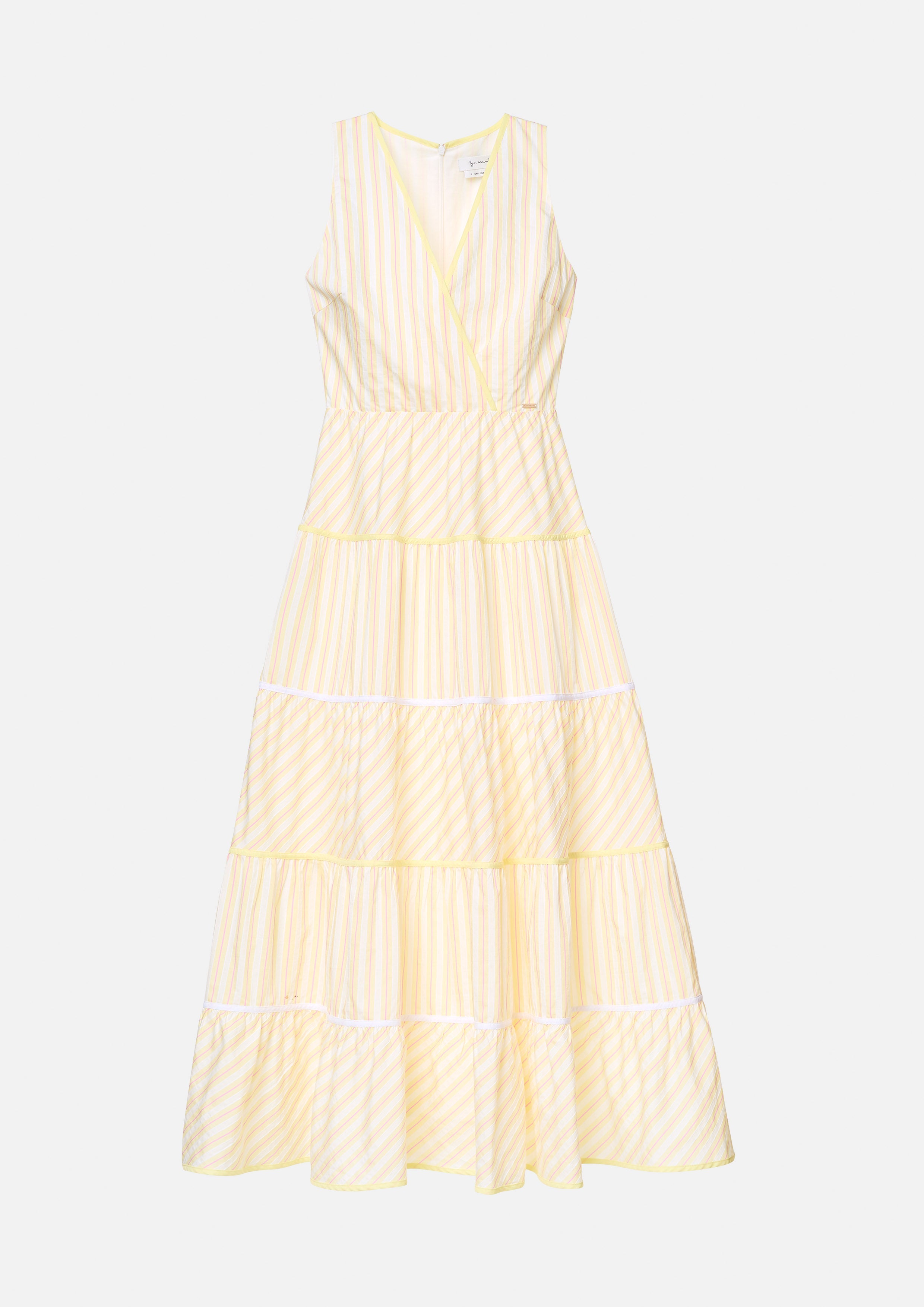 Stripe Sleeveless Dress Adam's Lust