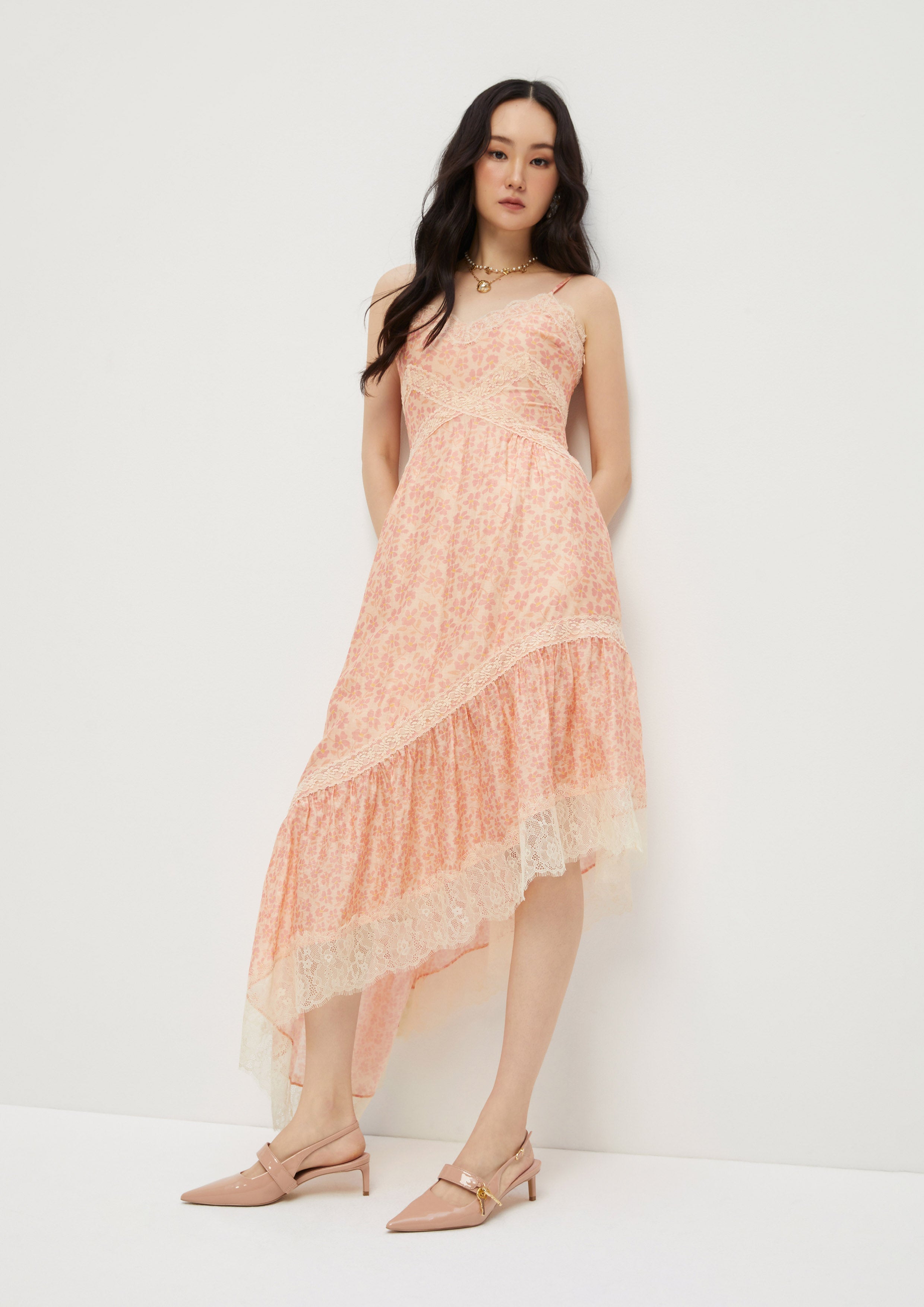 Floral Print Cami Dress Amid Bloom and Savannah