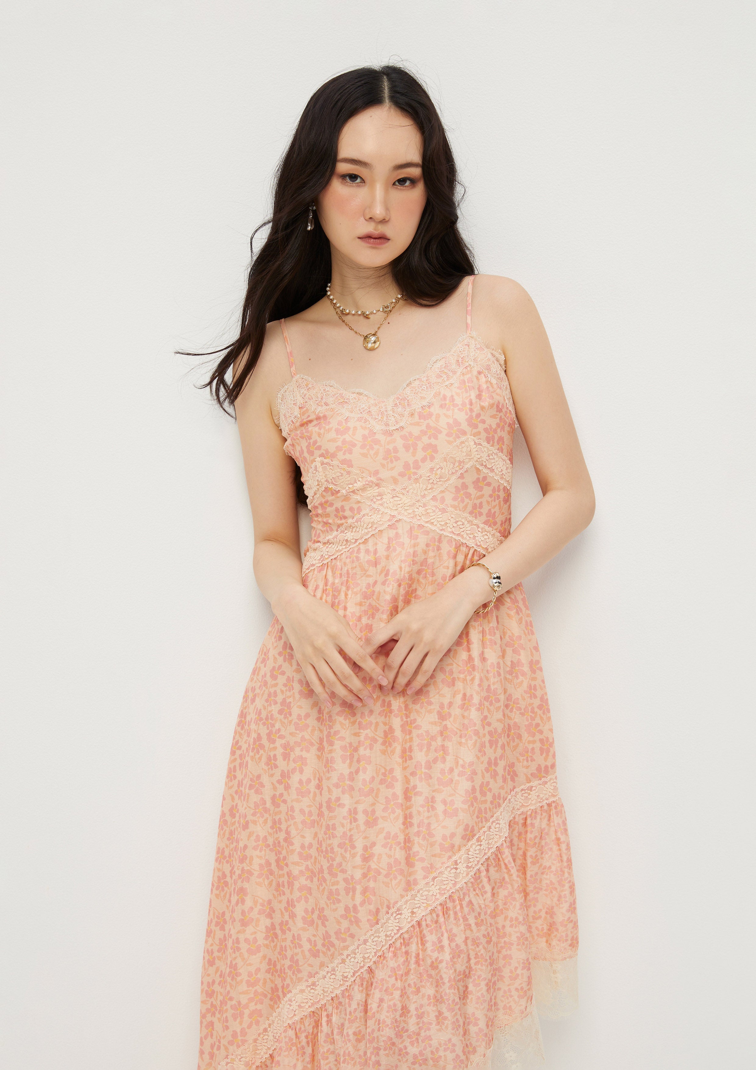 Floral Print Cami Dress Amid Bloom and Savannah
