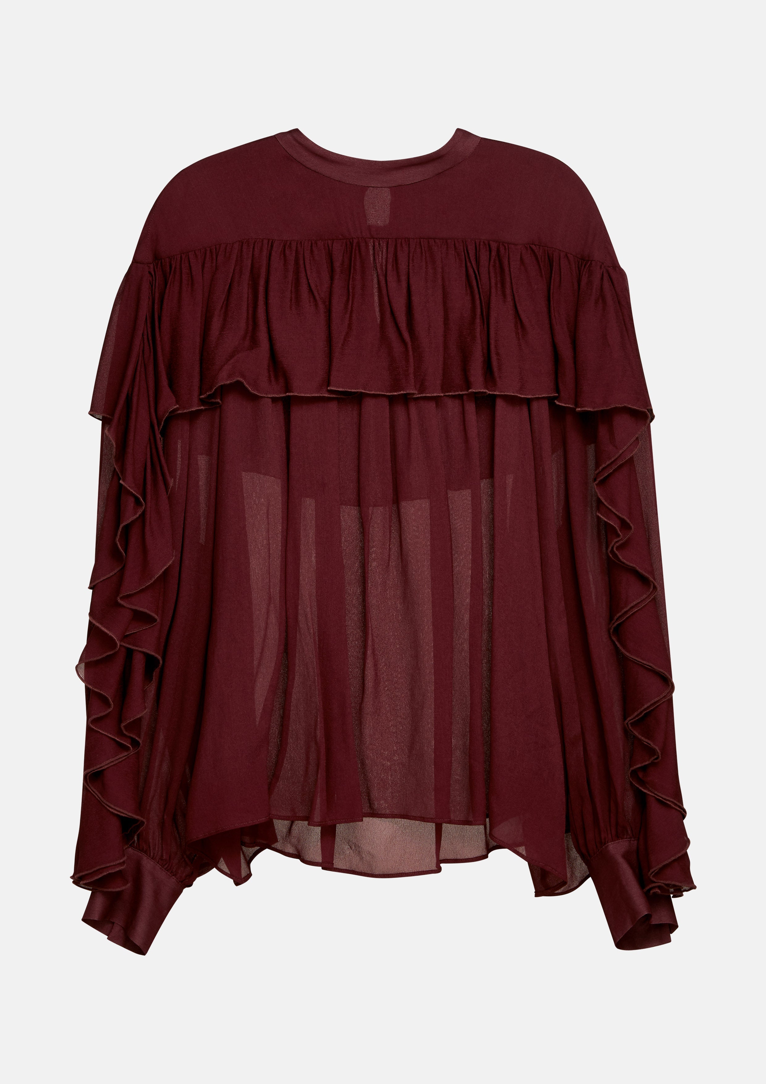 เสื้อแขนยาวแต่งผ้ารัฟเฟิลระบาย คอลเลกชัน Gladiator
