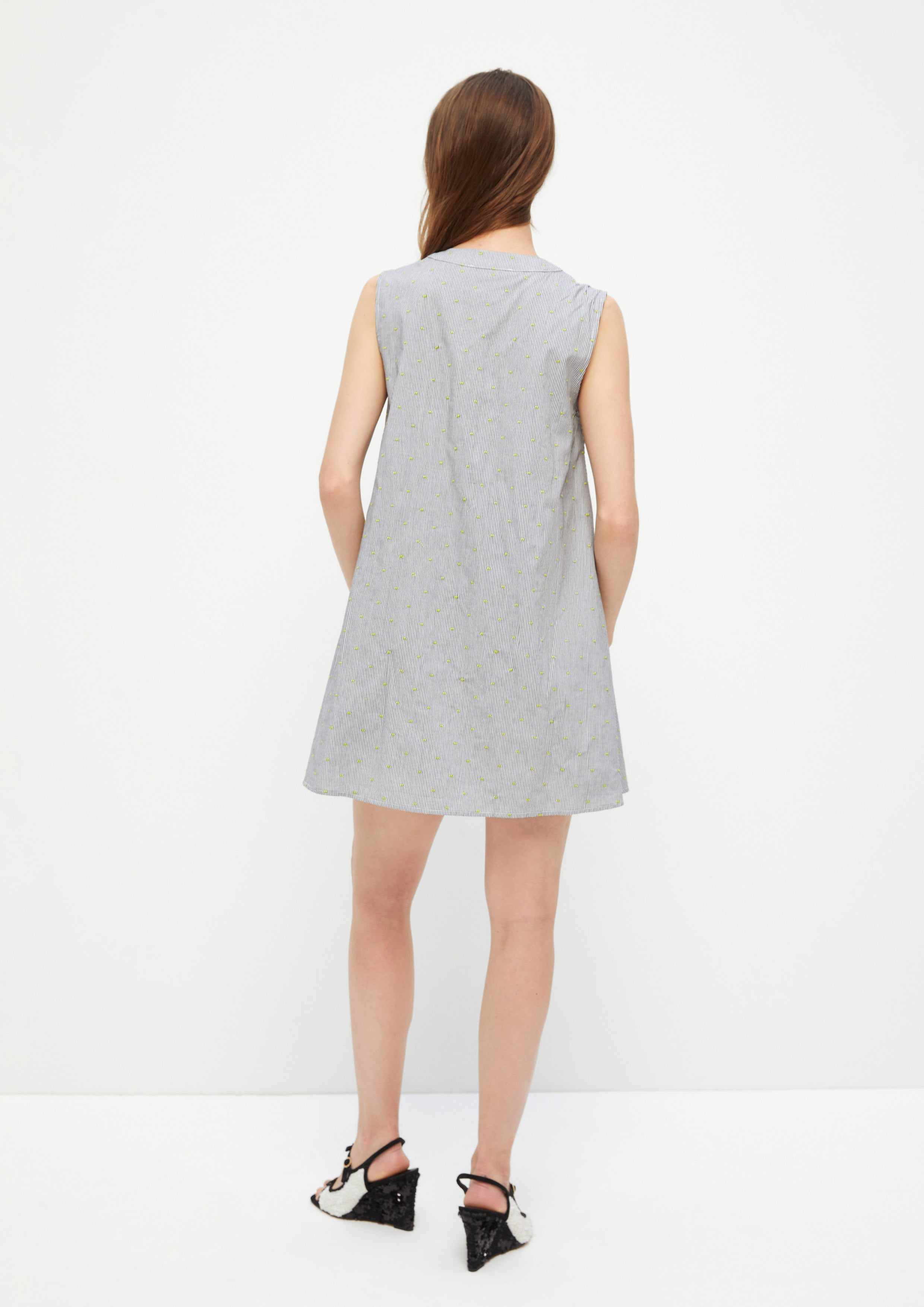 Stripe Sleeveless Mini Dress Adam's Lust