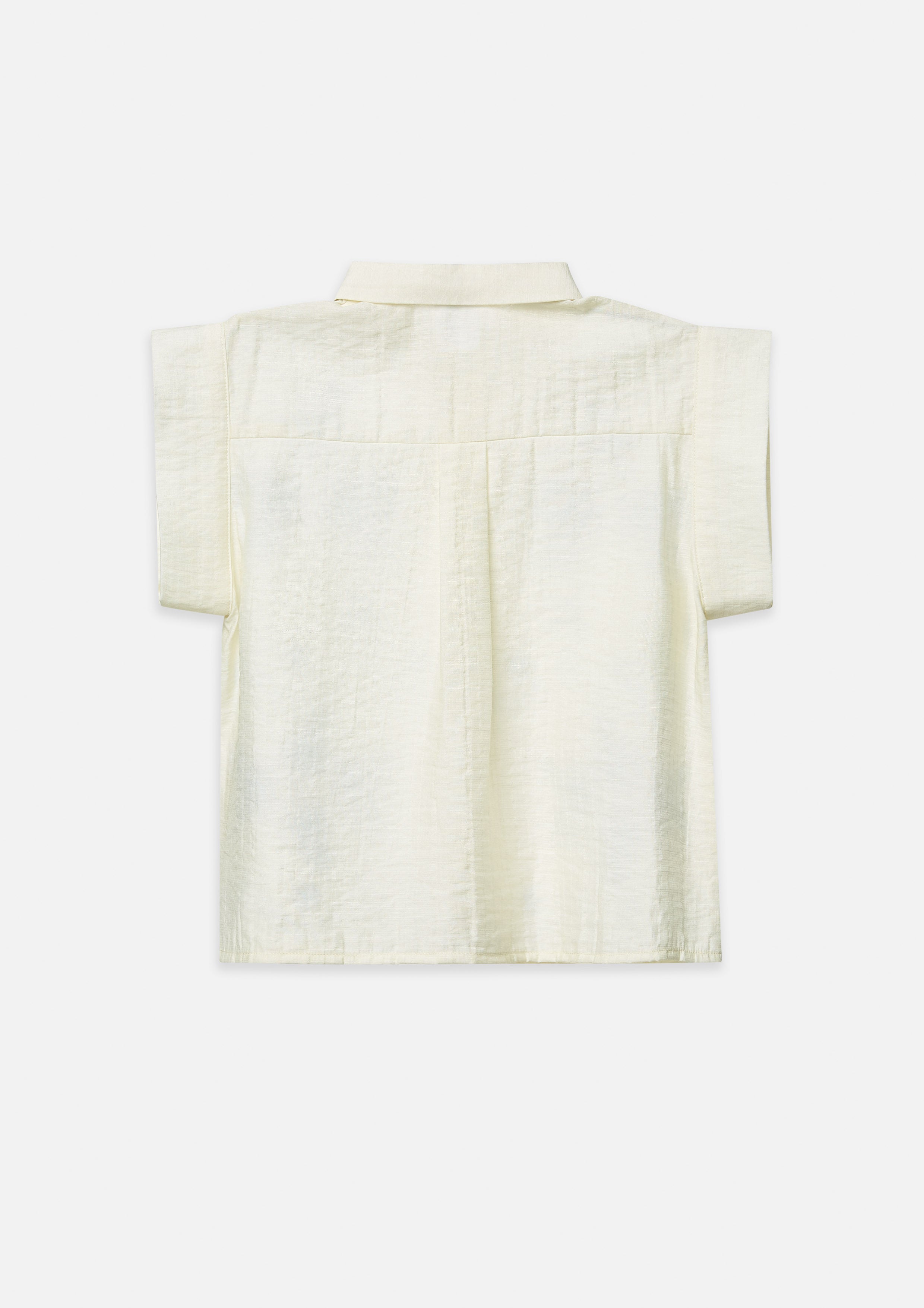 Floral Embroidered Sleeveless Shirt for Girls Scandi Folk Art