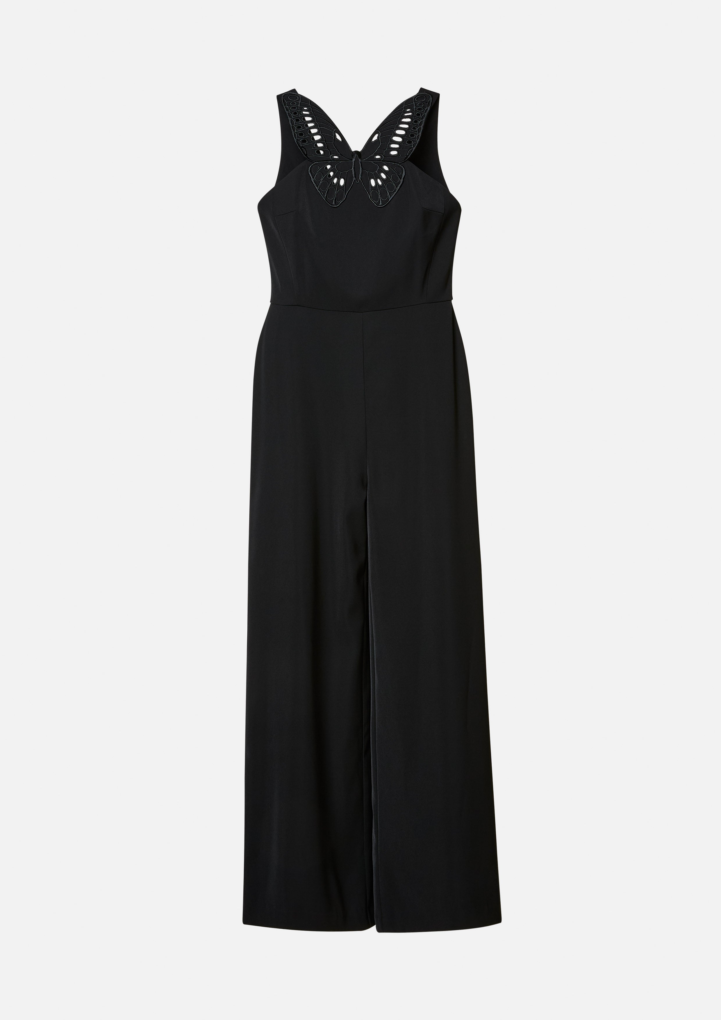 Wide-Leg Jumpsuit with Cutwork Butterfly Detail Butterfly Glimmer