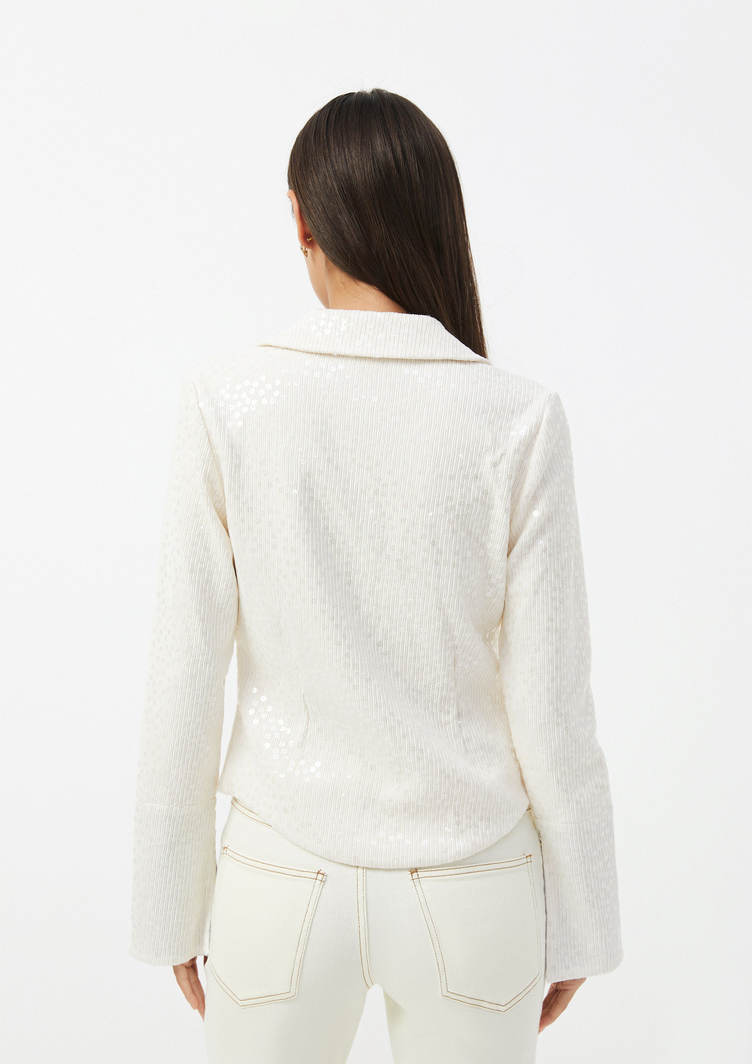 Sequin Embellished Button-Up Doppla Essenza