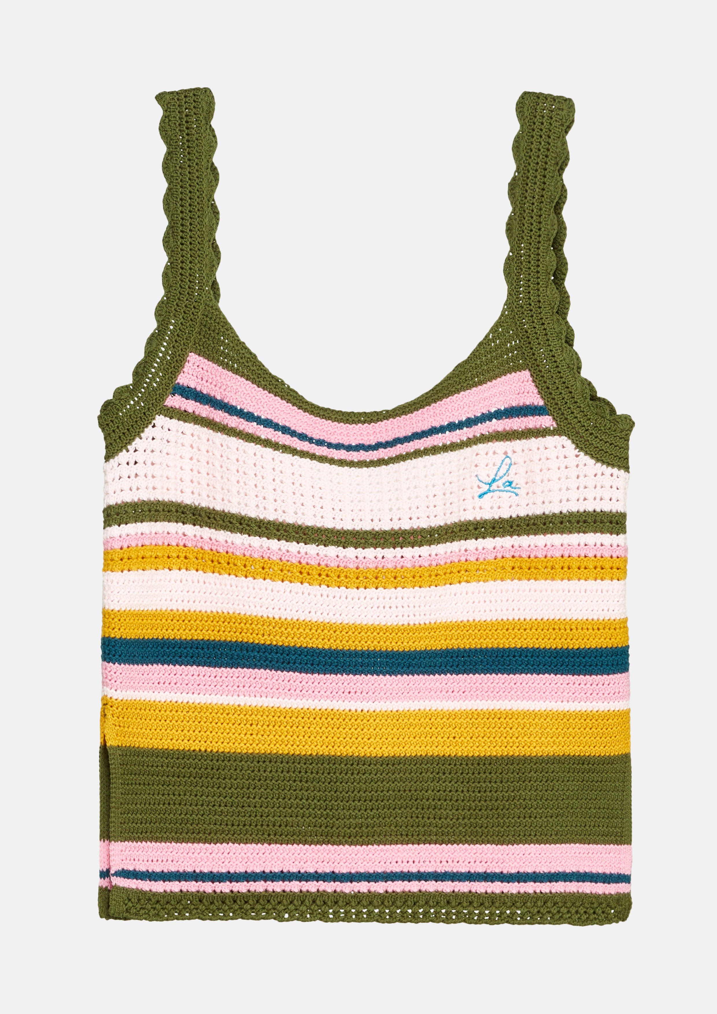 เสื้อกล้าม ถักโครเชต์ ลายทาง Ember Mirage