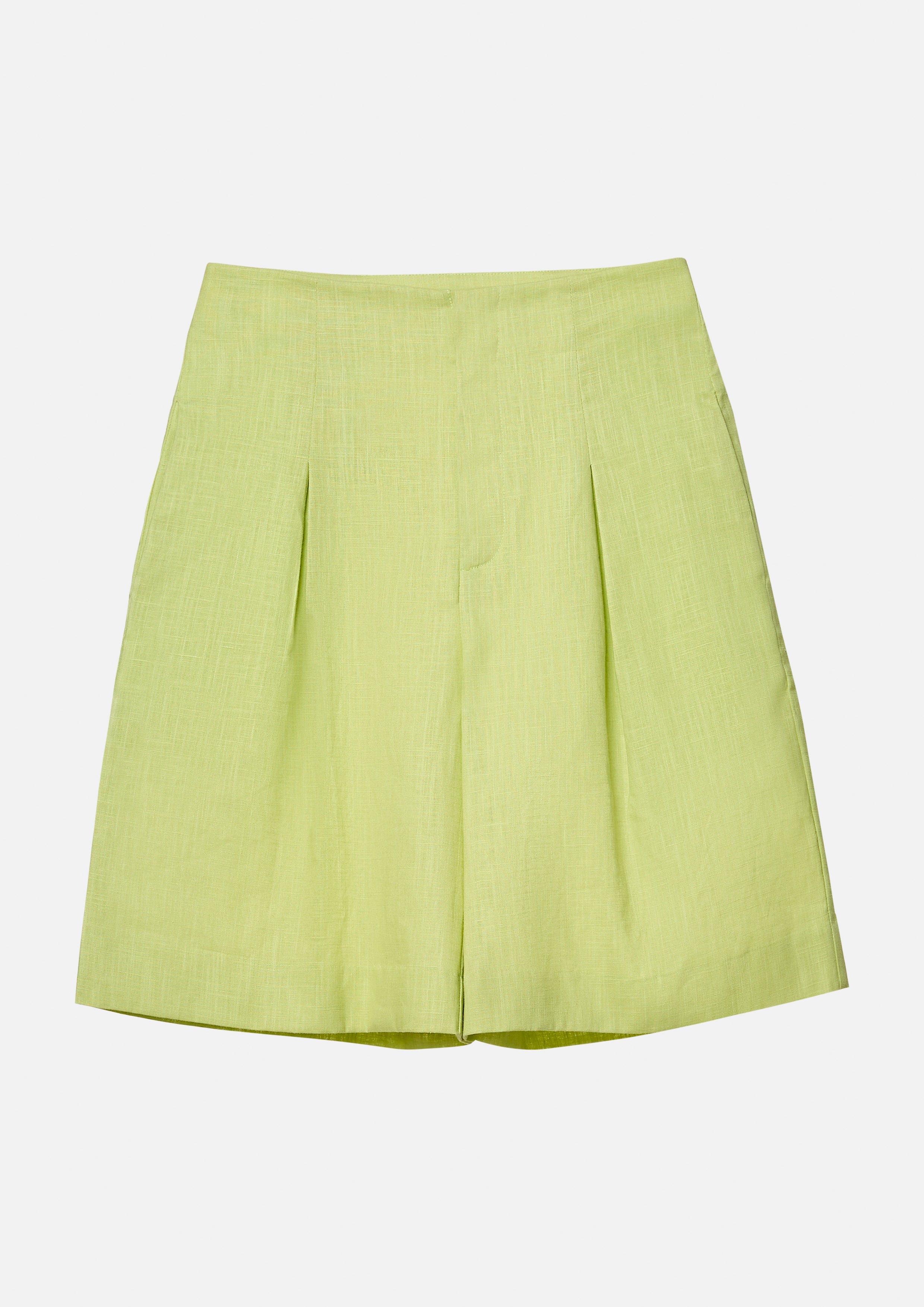 Pleated High-Waisted Shorts Ember Mirage