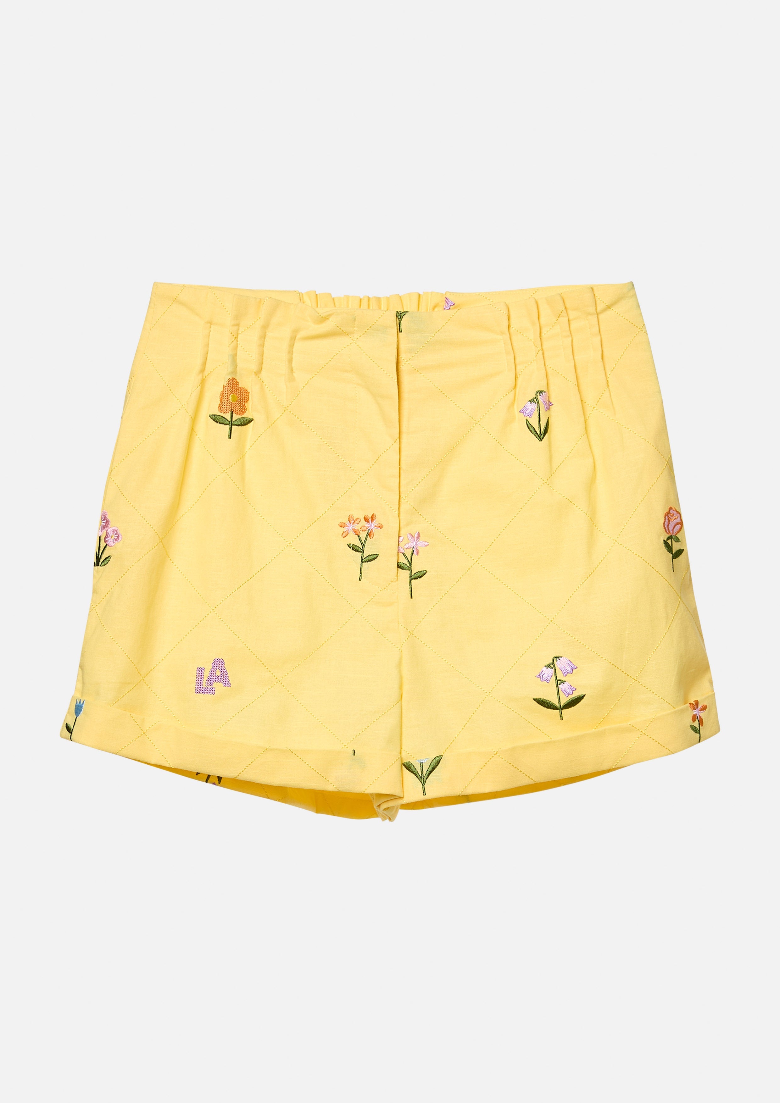 Garden Embroidered Shorts Folk Bloom