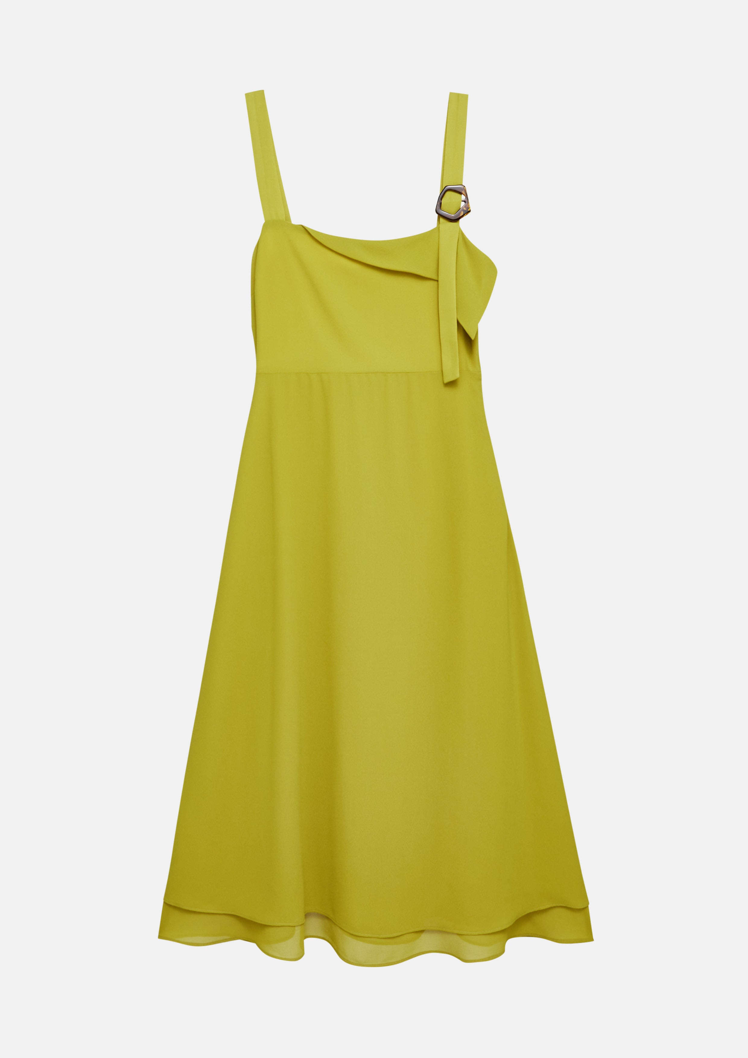 Asymmetric Strap Detail A-Line Dress Ember Mirage