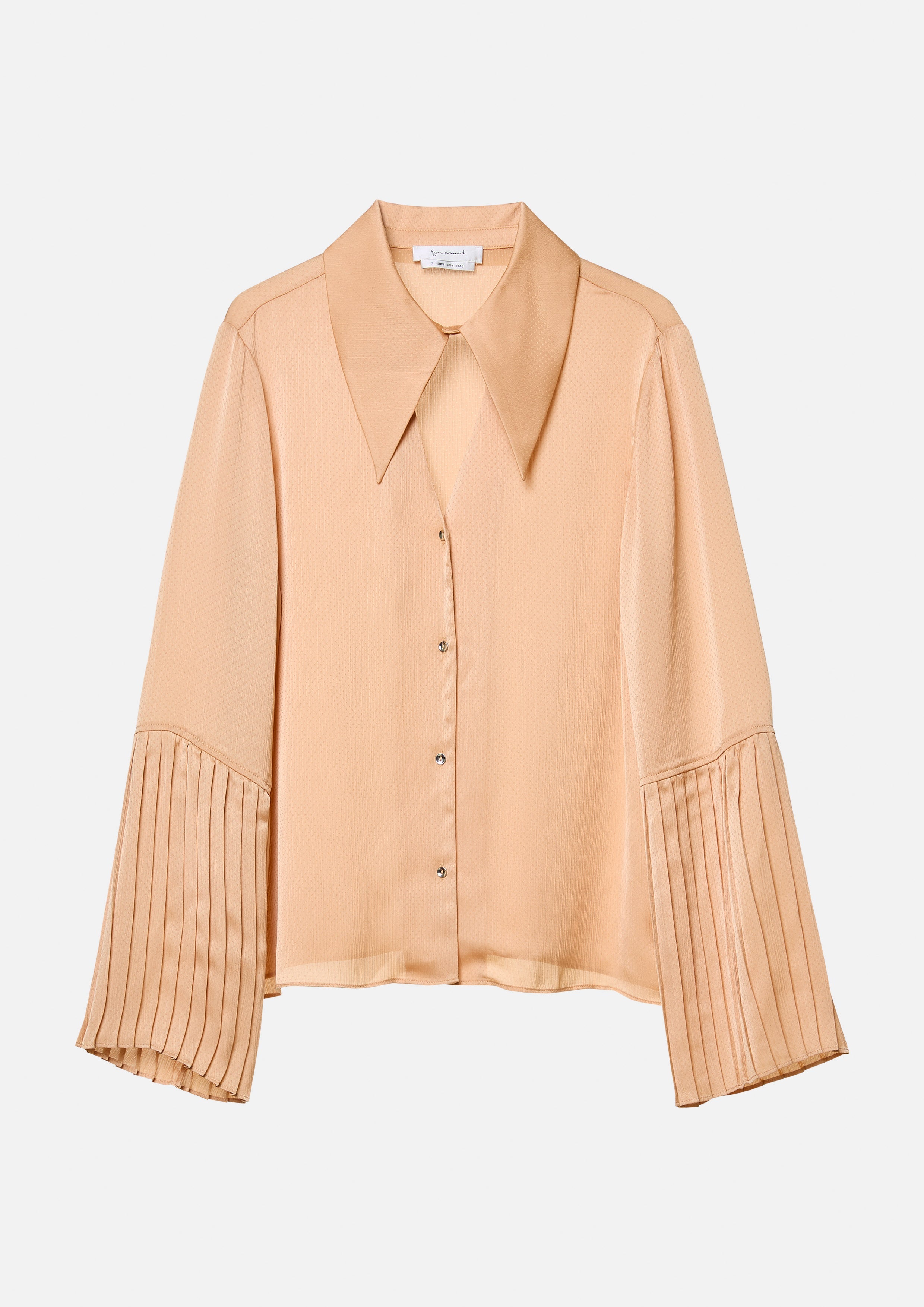 เสื้อเชิ้ต แขนแต่งอัดจีบ Doppla Essenza