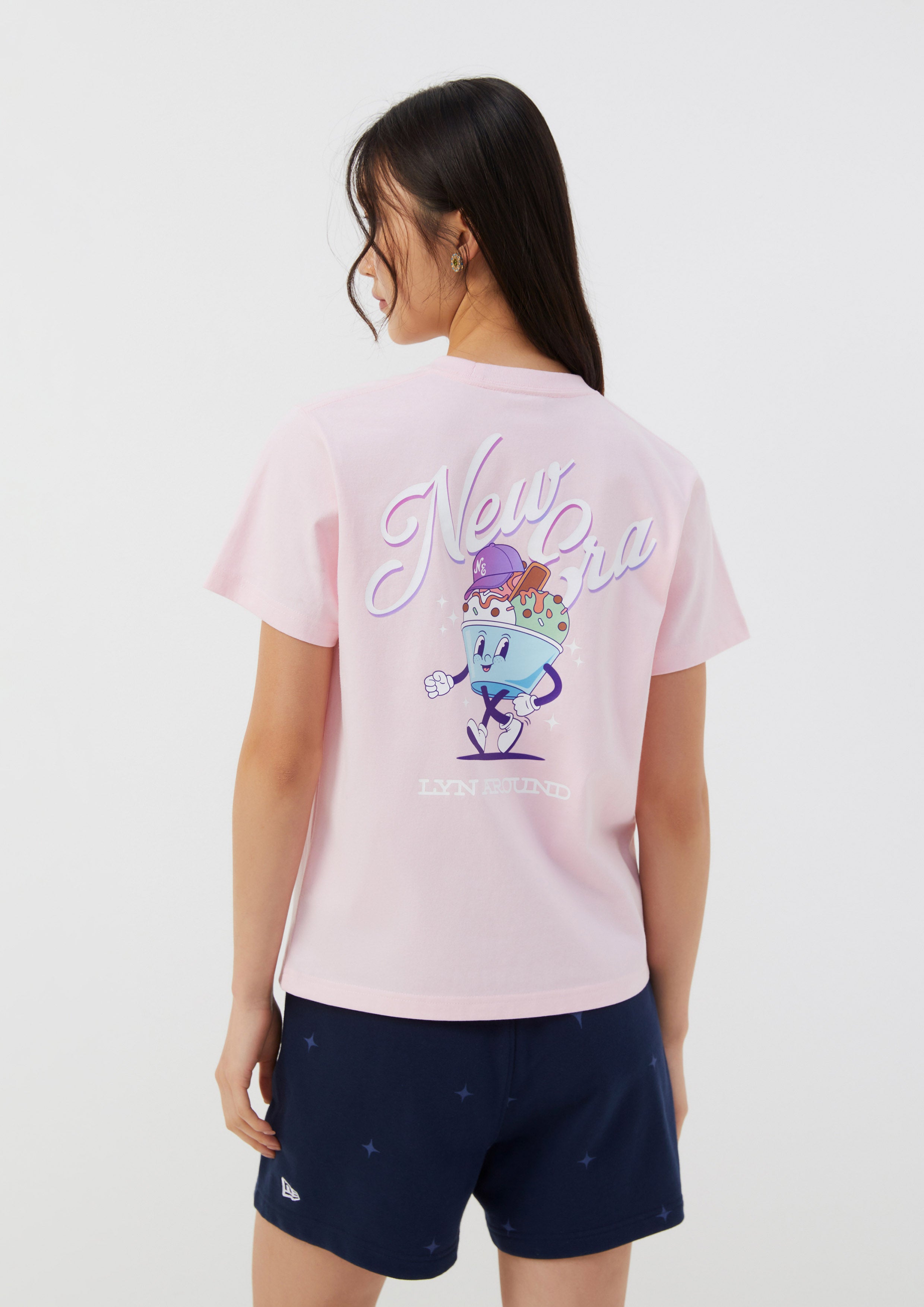 เสื้อยืด พิมพ์ลาย Icy Cup LA x New Era