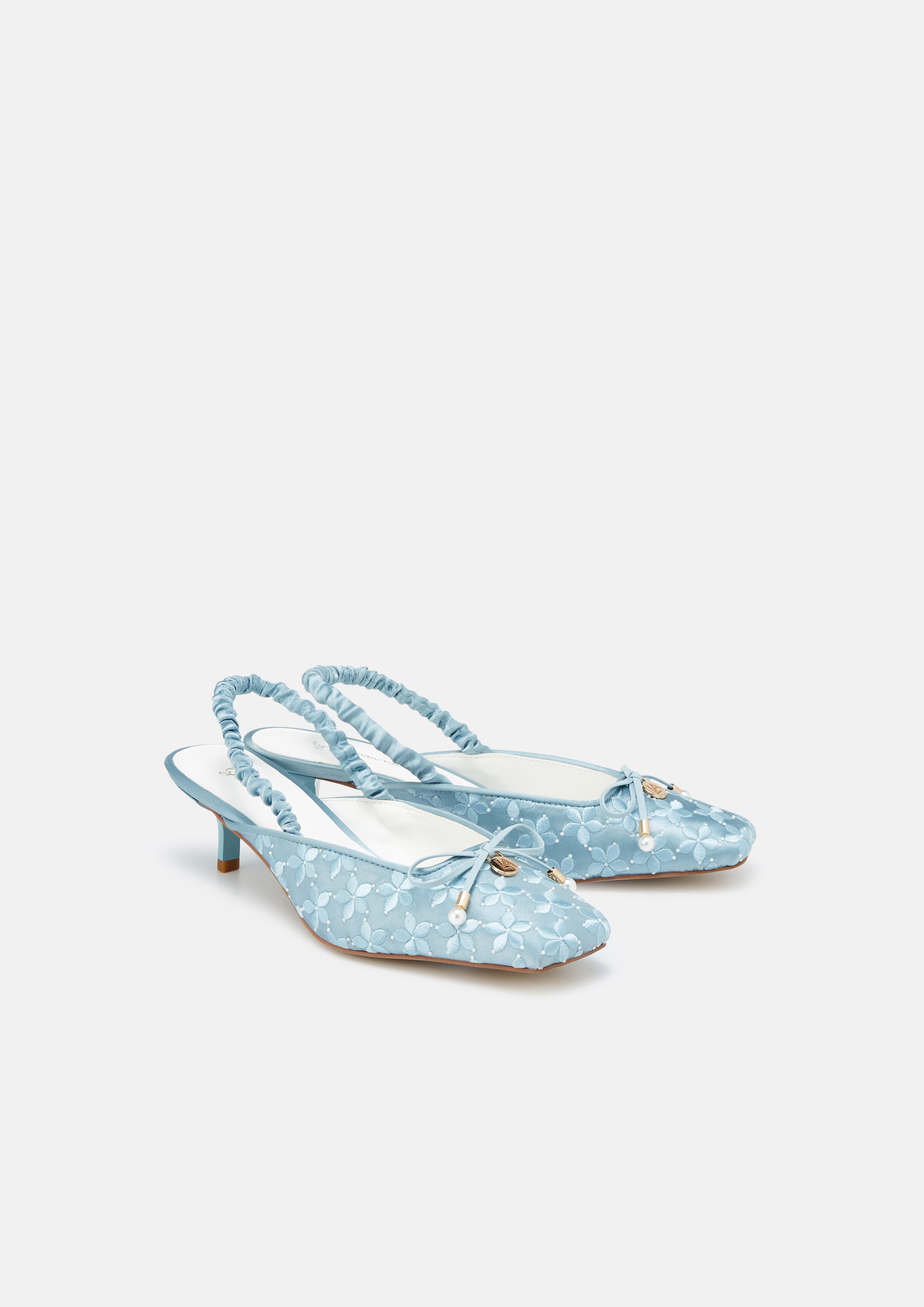 Brina Low Heel Slingbacks