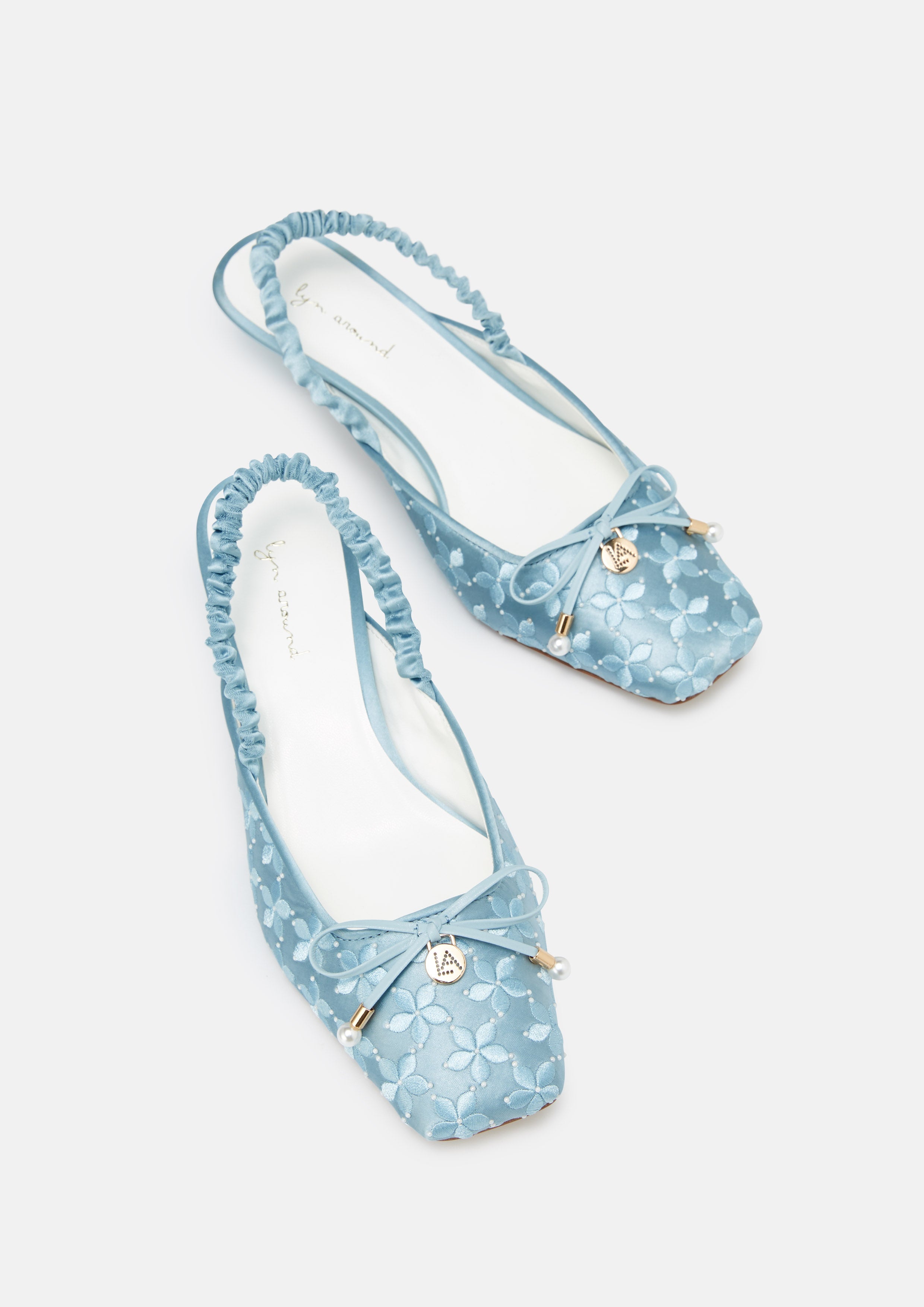 Brina Low Heel Slingbacks