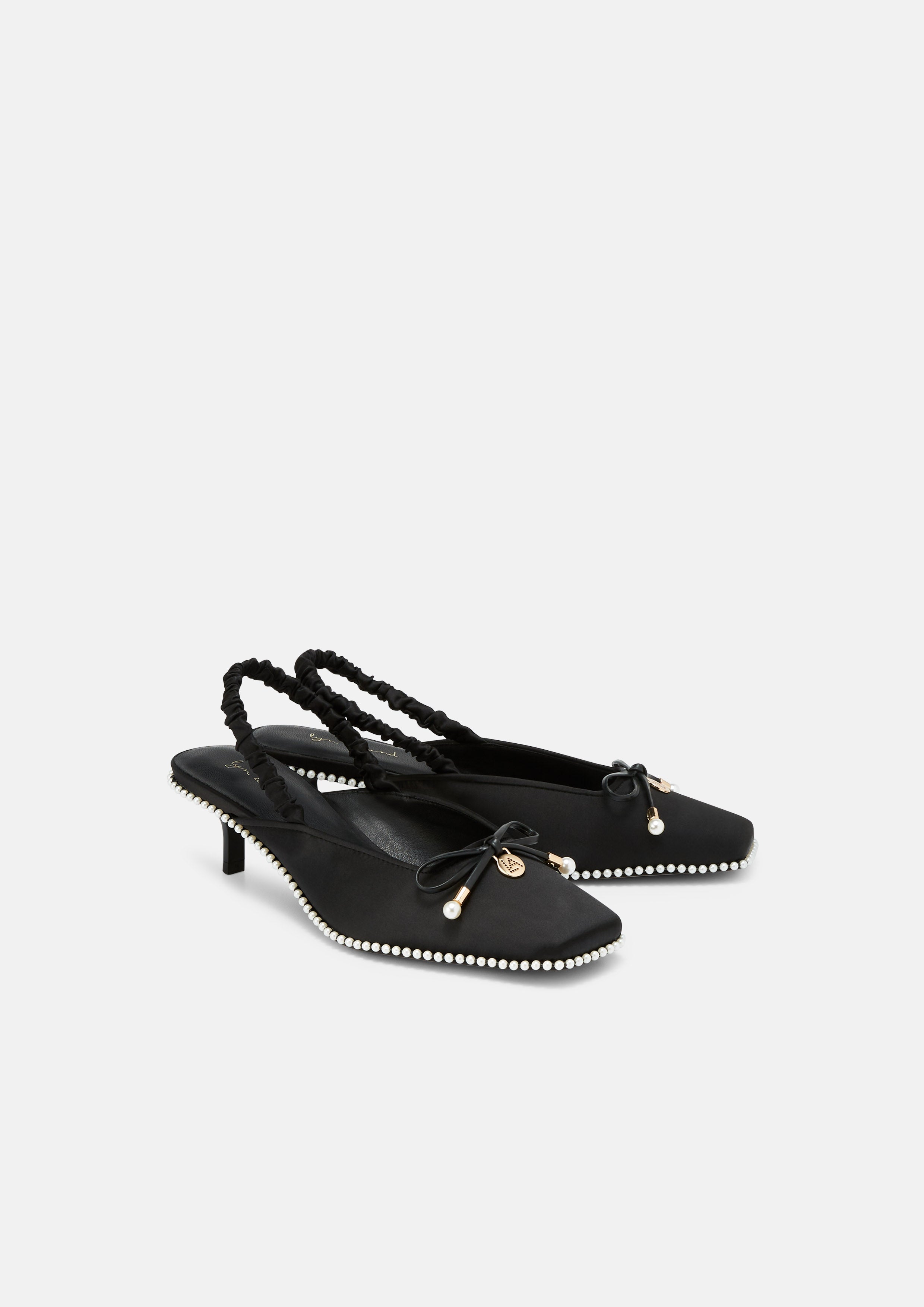 Brinani Low Heel Slingbacks