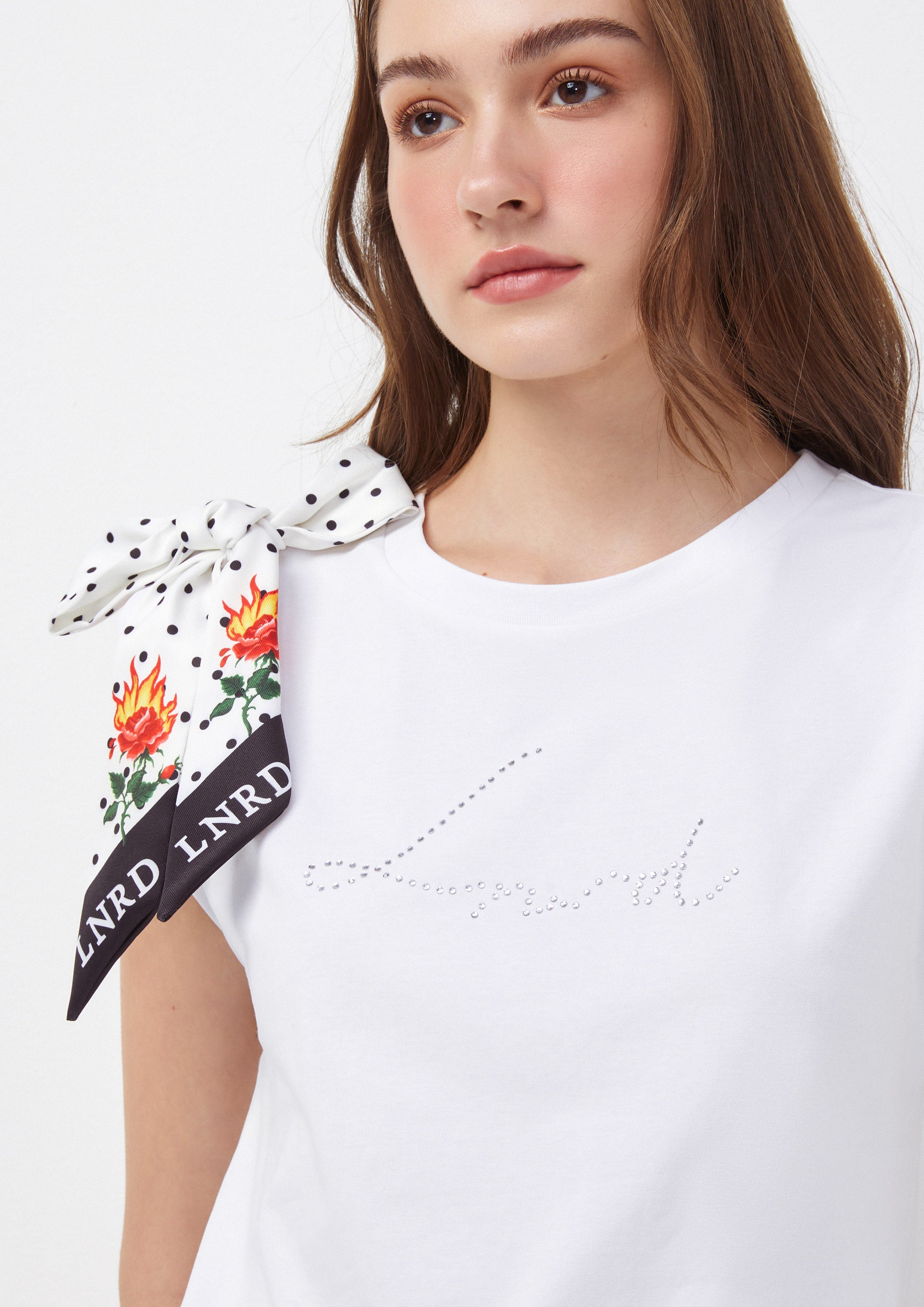 Ribbon Shoulder Tee Time To Grown Up