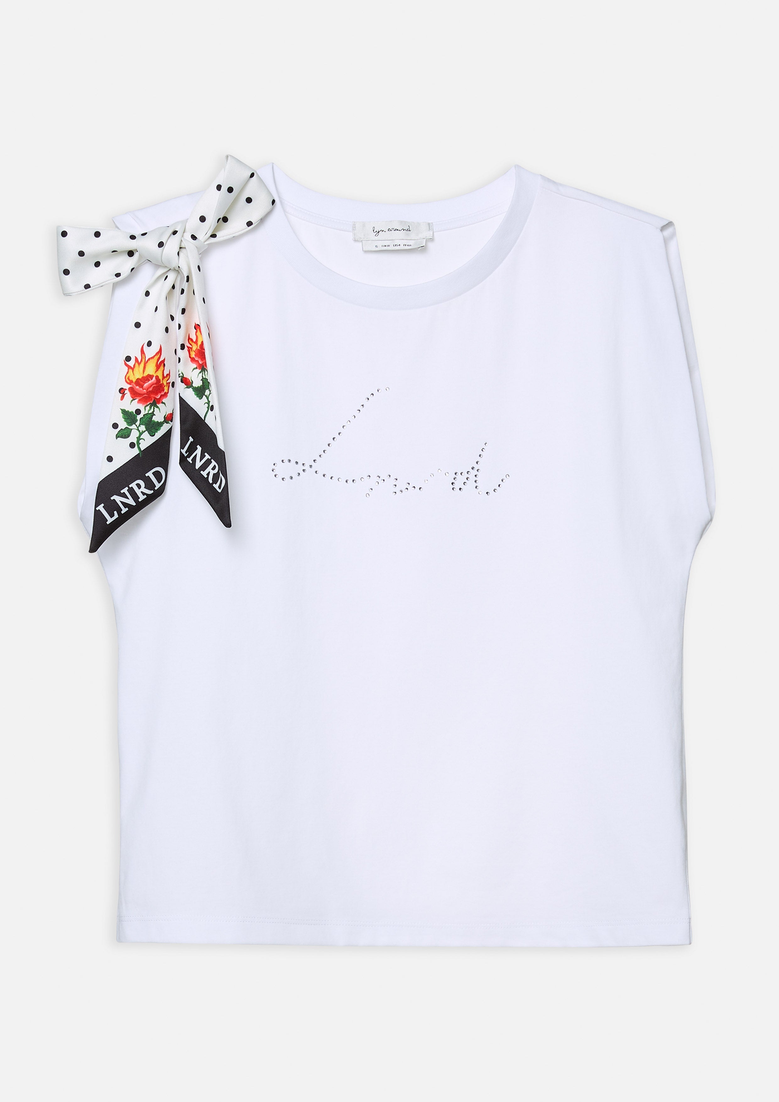 Ribbon Shoulder Tee Time To Grown Up