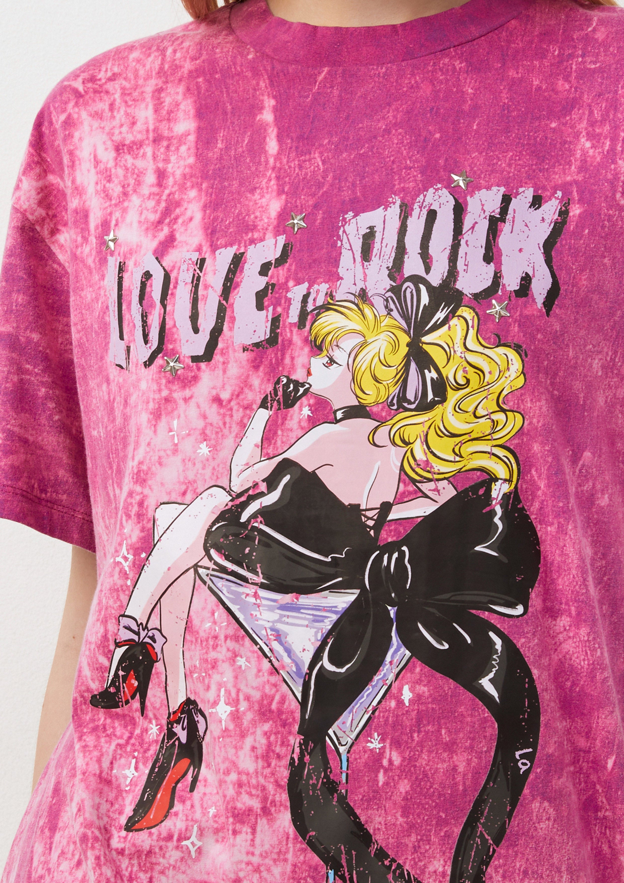 Love to Rock Graphic Tee Girls Just Wanna Have Sun