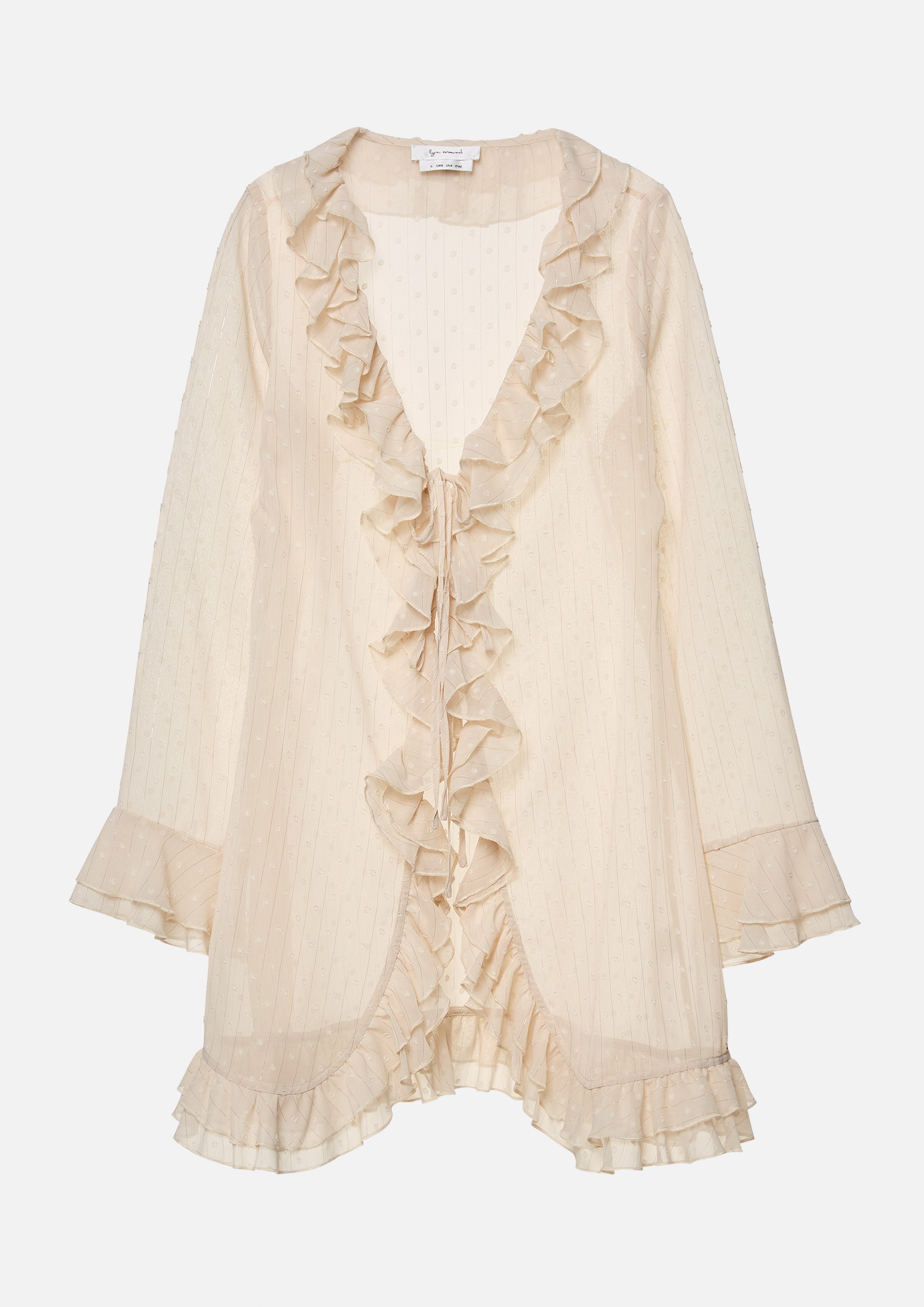 เสื้อคลุม ผ้าโปร่ง แต่งระบาย Margot's Summer Field