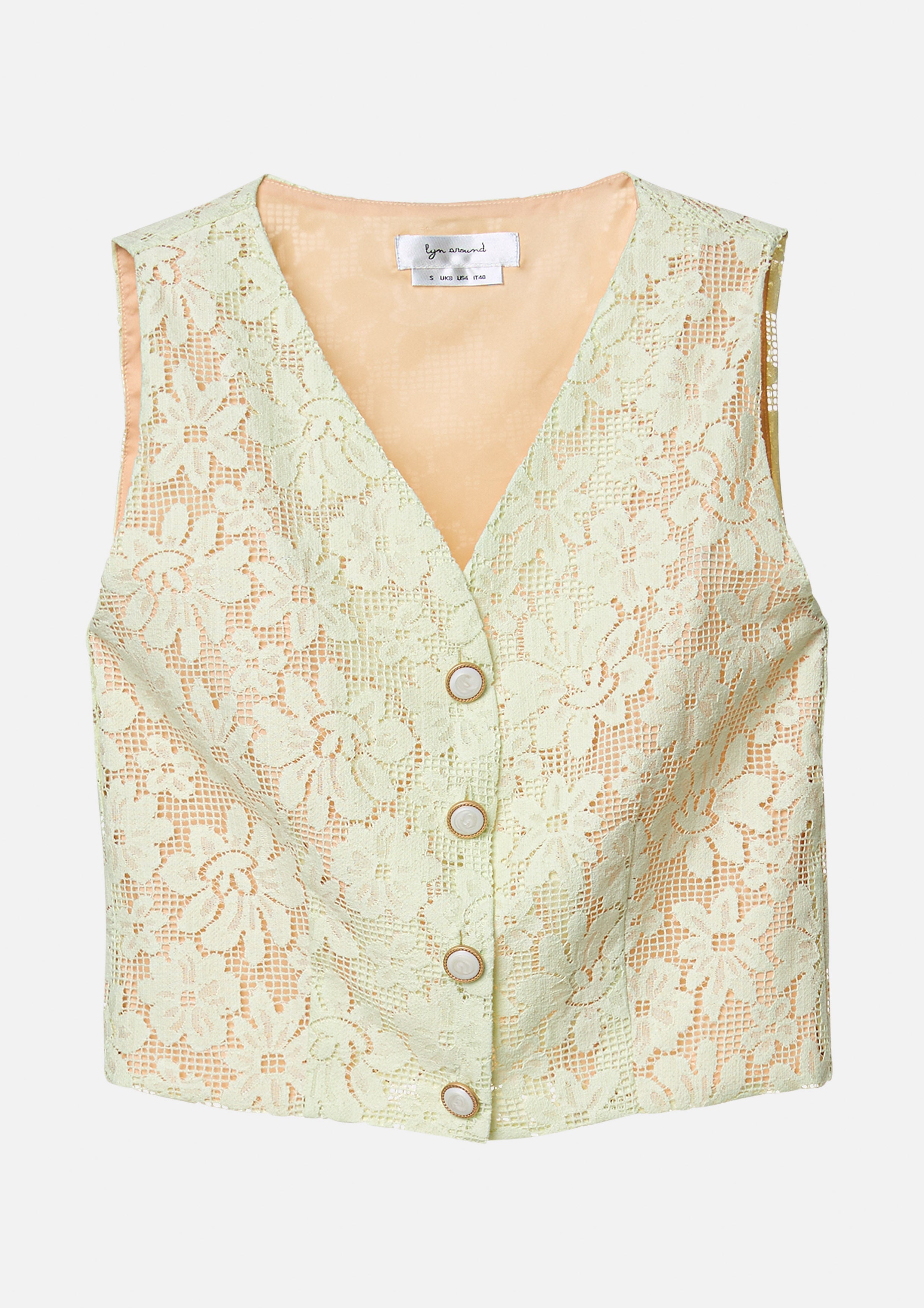 เสื้อกั๊ก ลูกไม้ ลายดอกไม้ Living Life In Full Bloom