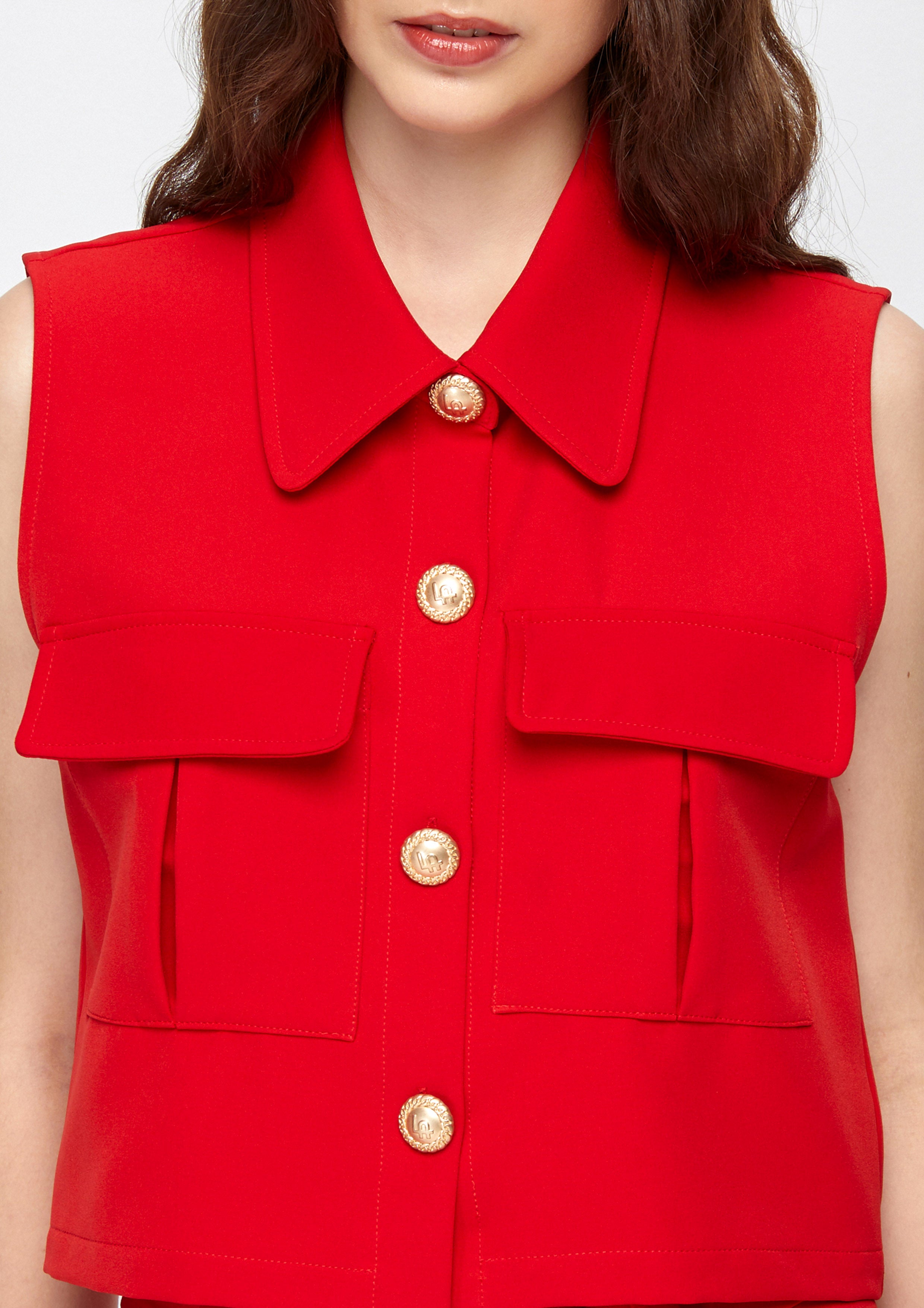 Crop Button Shirt The Secret Agent