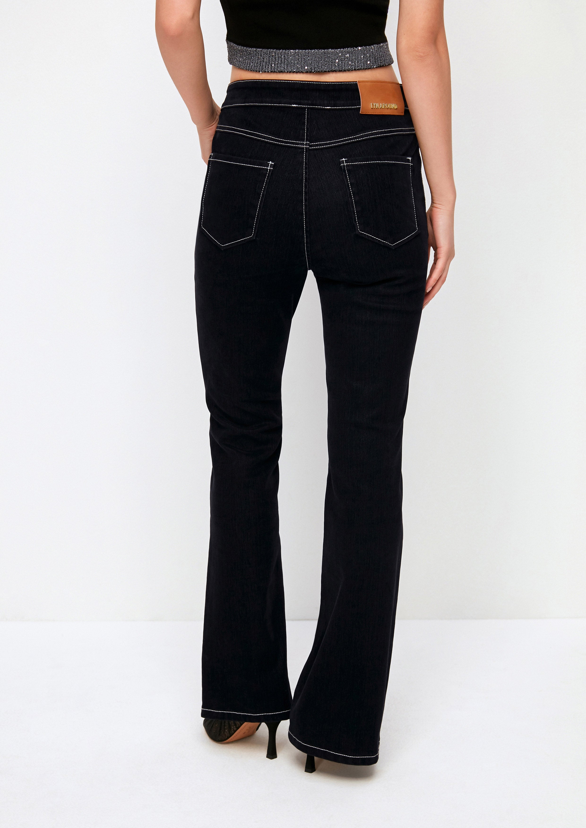 Bootcut Denim Pants Espresso Martini