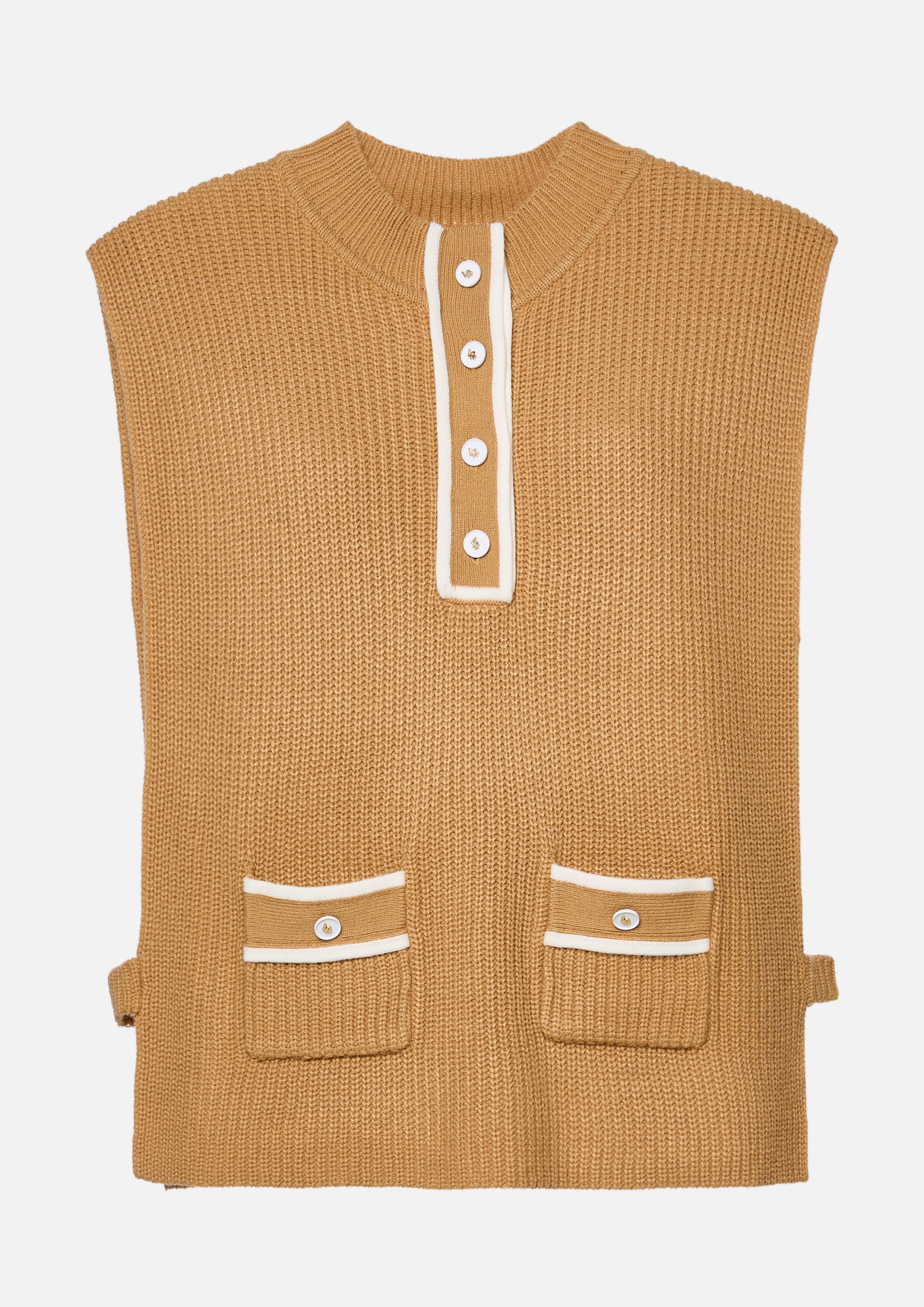 Knitted Sleeveless Top Let's Play a Game