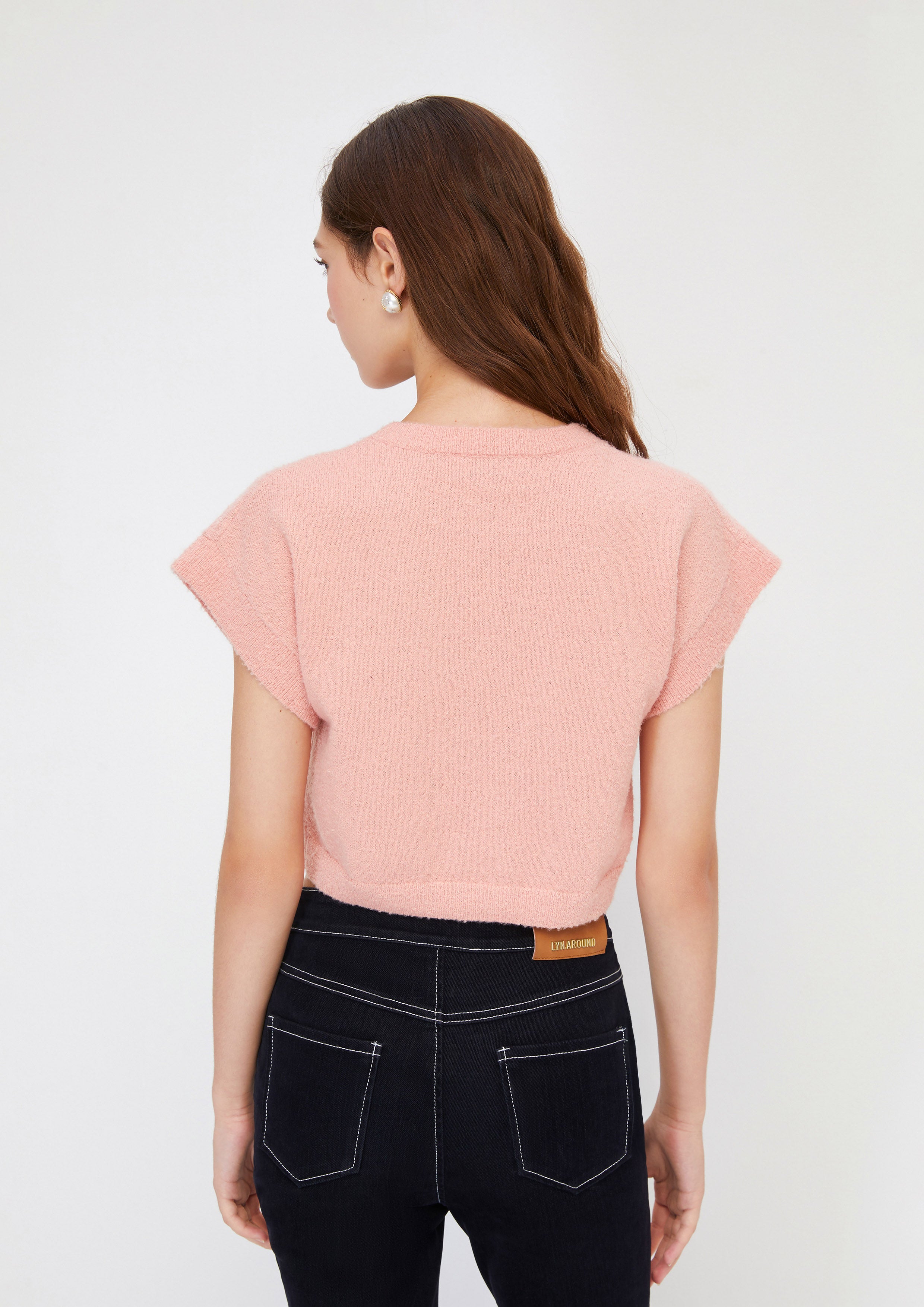 Embroidery Knitted Top Ace Of Shadow