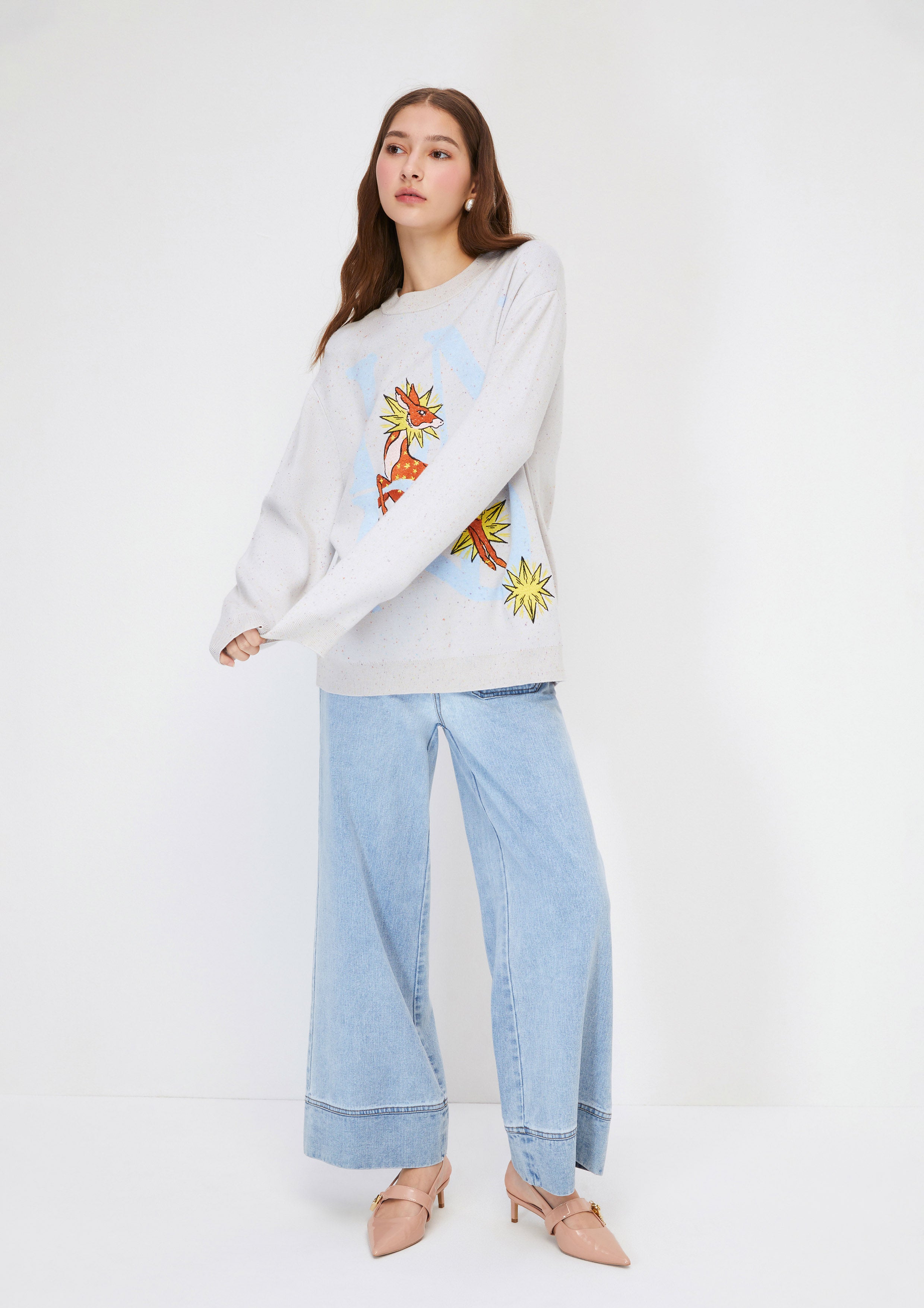 Embroidery Pullover Ace Of Shadow