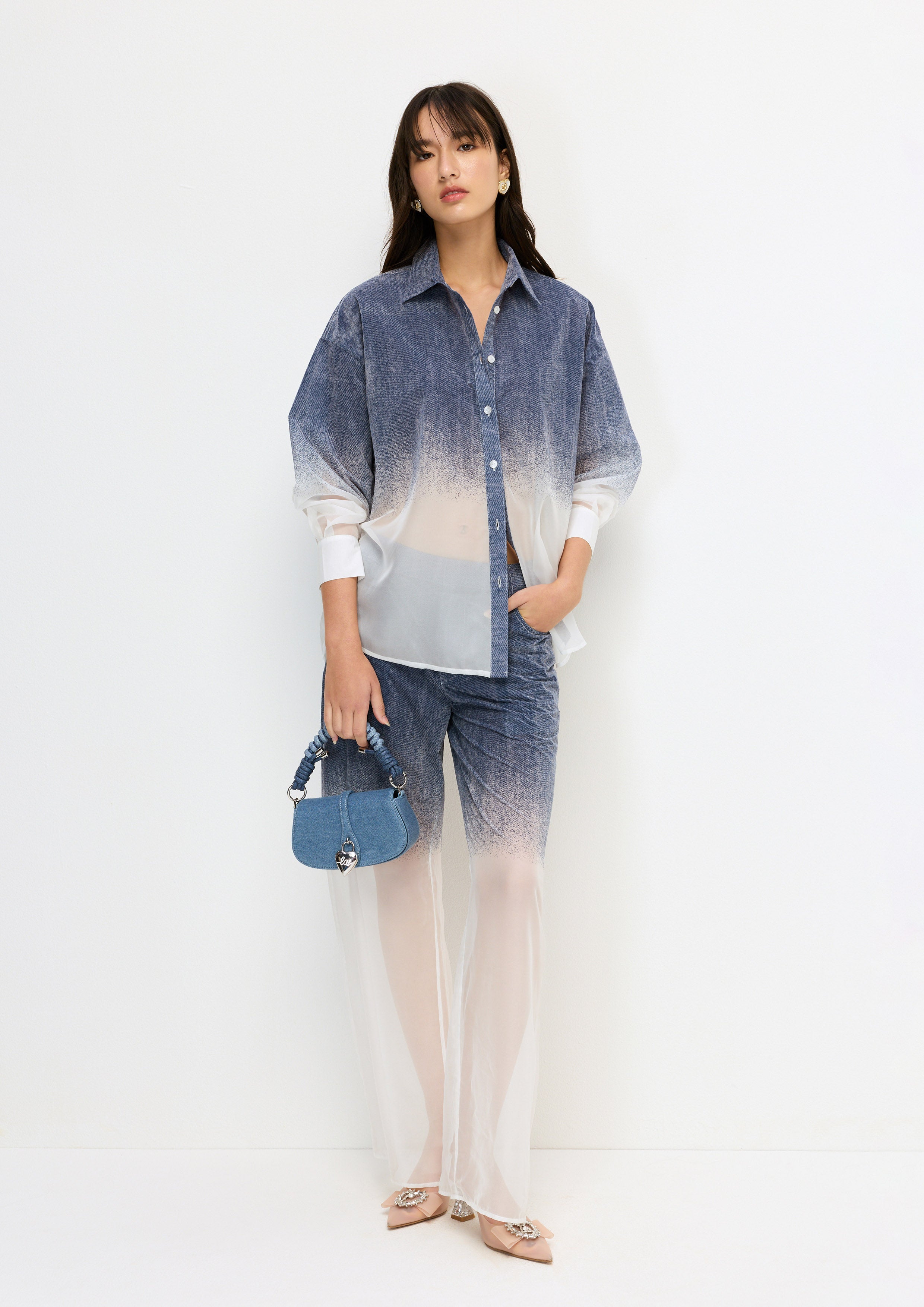Gradient Long Sleeve Shirt Ace Of Shadow