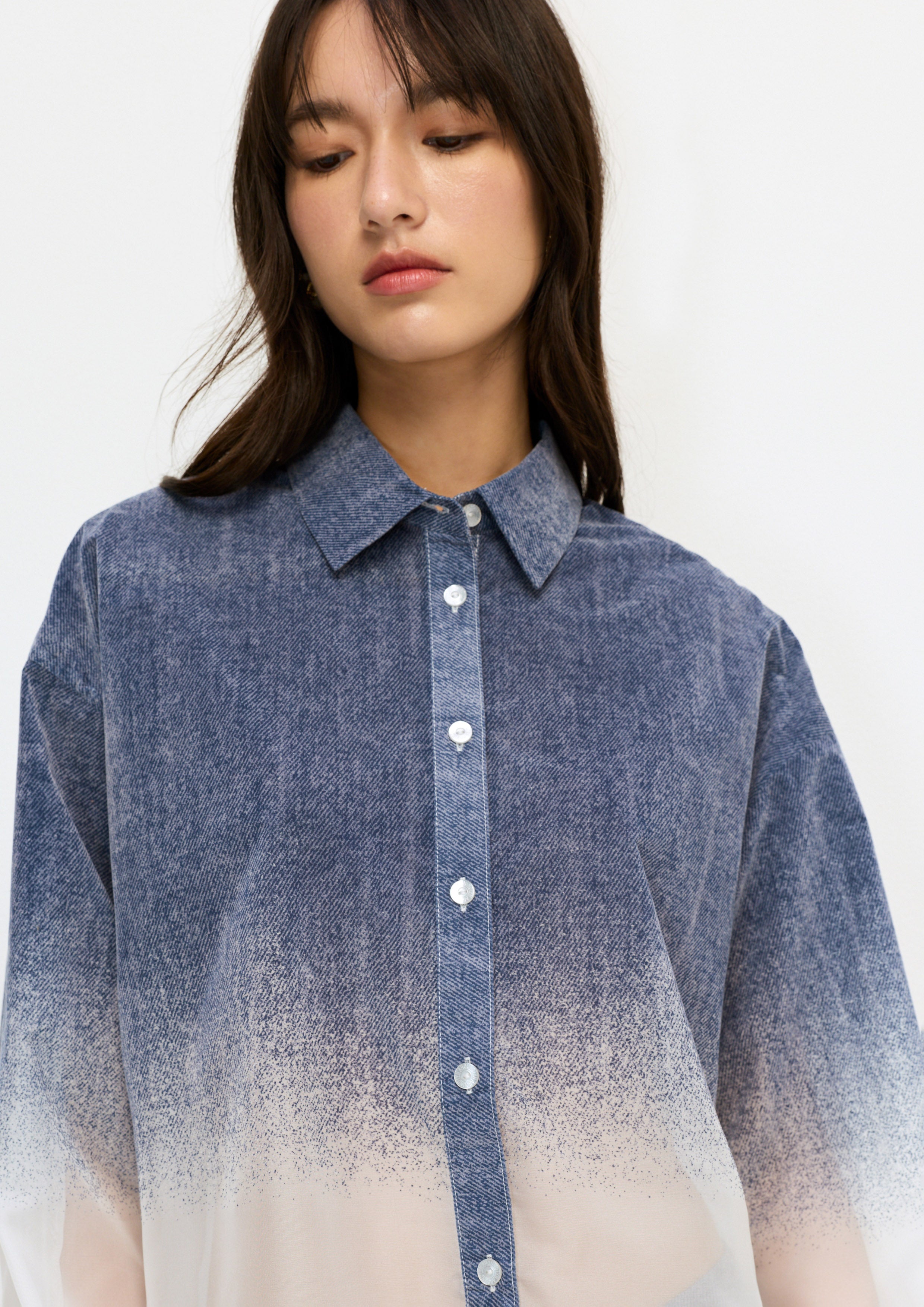 Gradient Long Sleeve Shirt Ace Of Shadow
