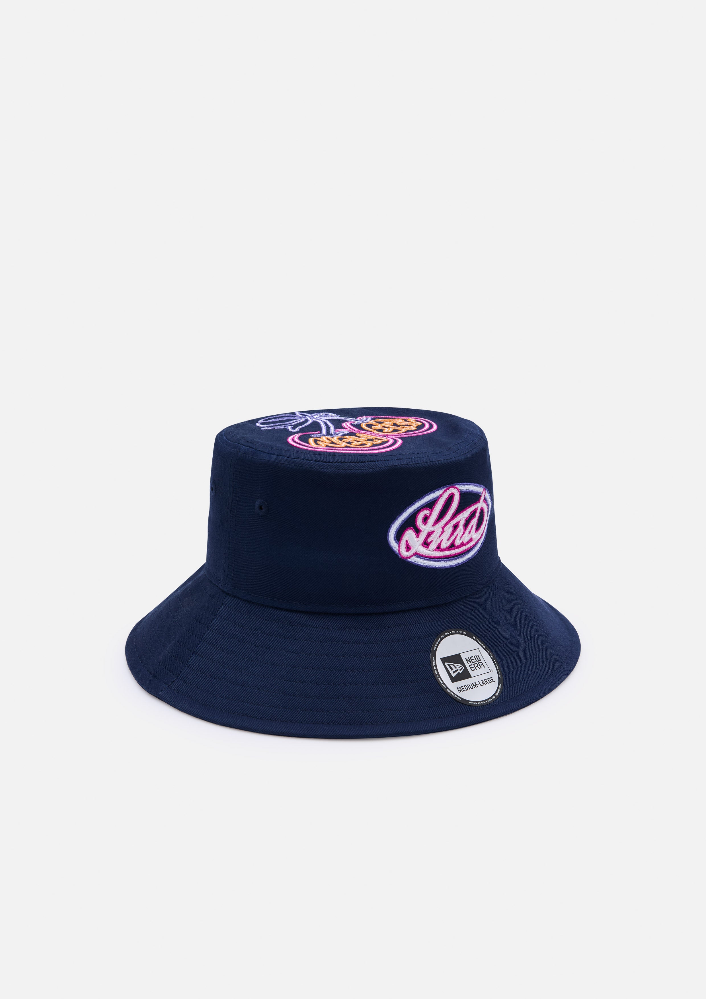 หมวกบักเก็ต Neon Logo คอลเลกชัน LA x New Era