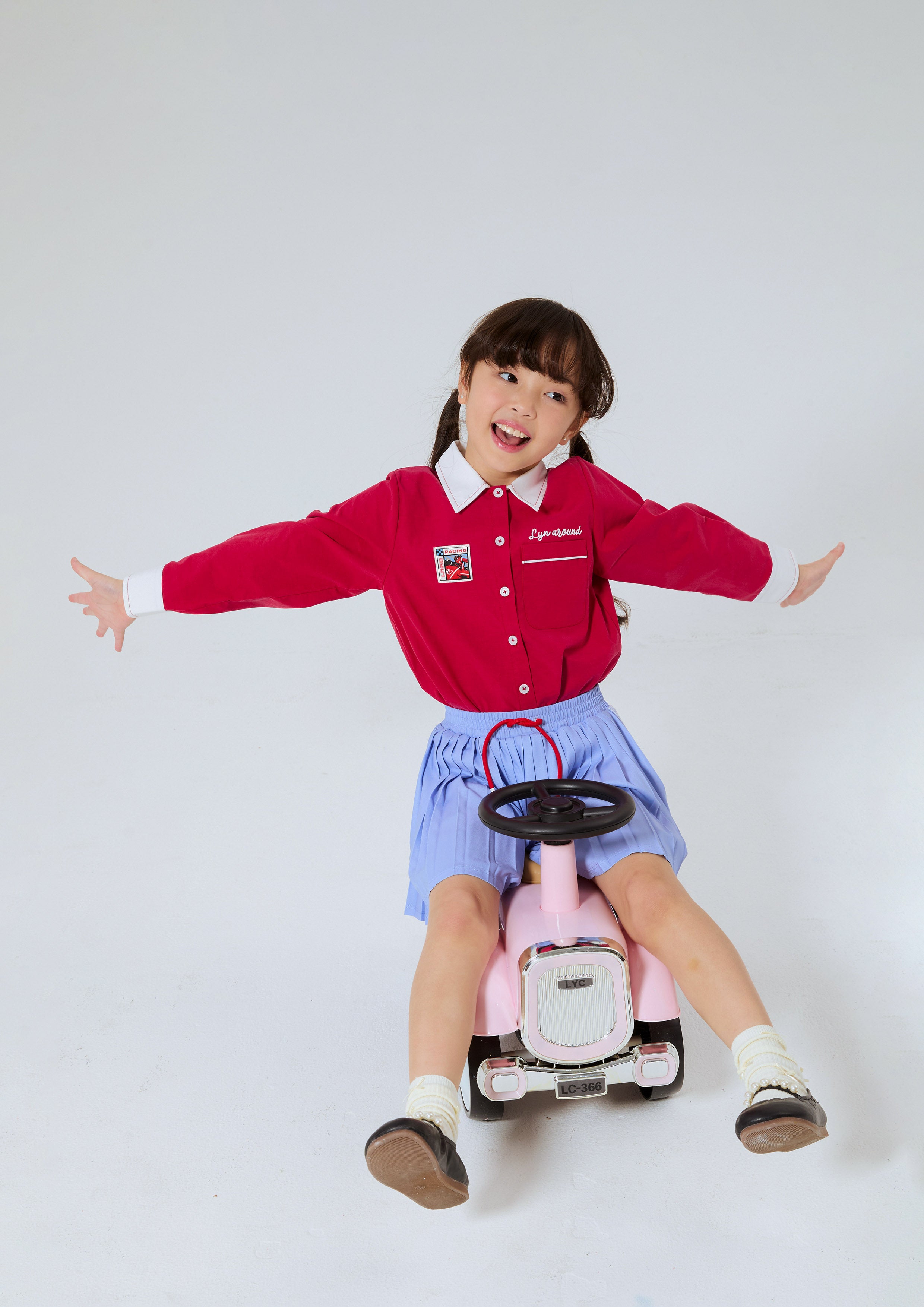 เสื้อเชิ้ตแขนยาวปักโลโก้ คอลเลกชัน Speed Voyard