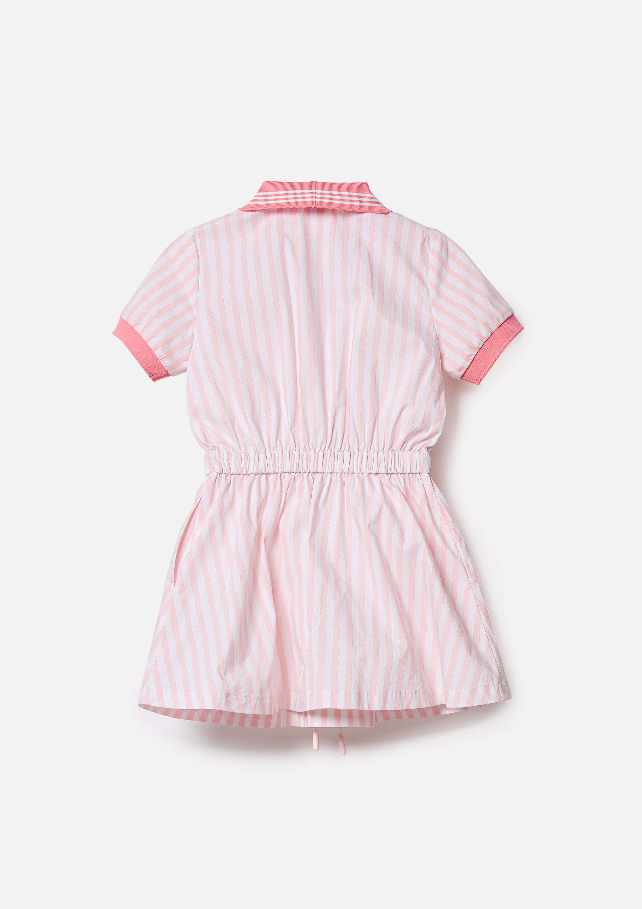 เดรสสั้นลายทางปักโลโก้ สำหรับเด็กผู้หญิง คอลเลกชัน Speed Voyard