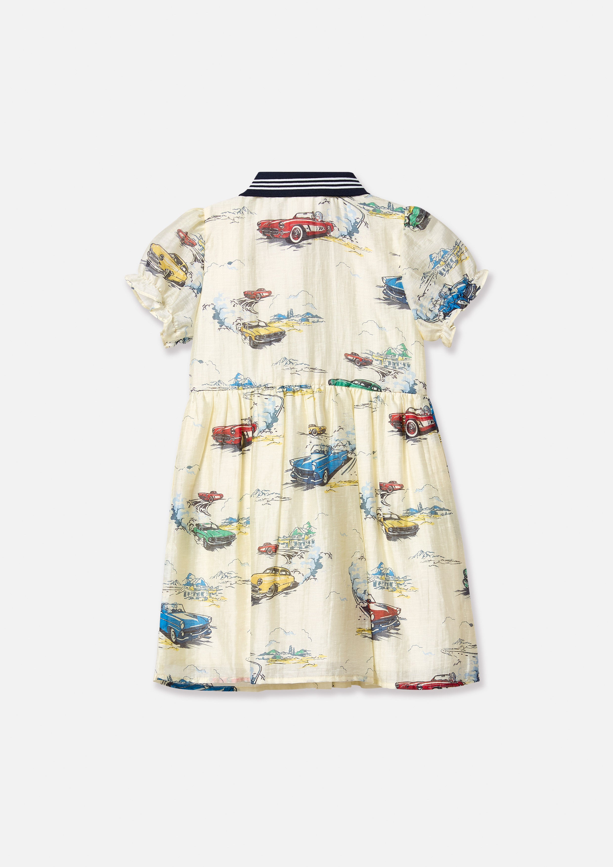 เดรสสั้นพิมพ์ลาย สำหรับเด็กผู้หญิง คอลเลกชัน Speed Voyard