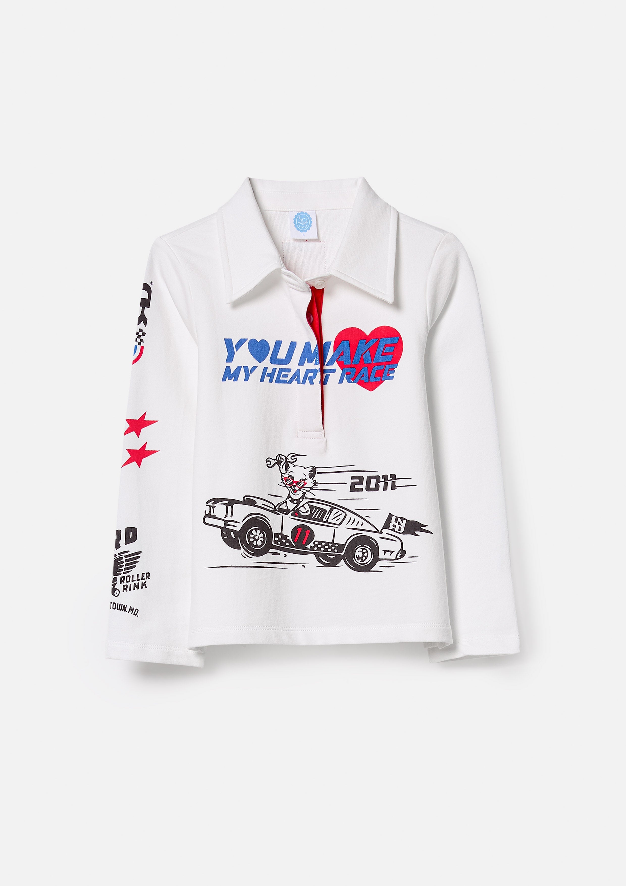 Print Long Sleeve Top Speed Voyard