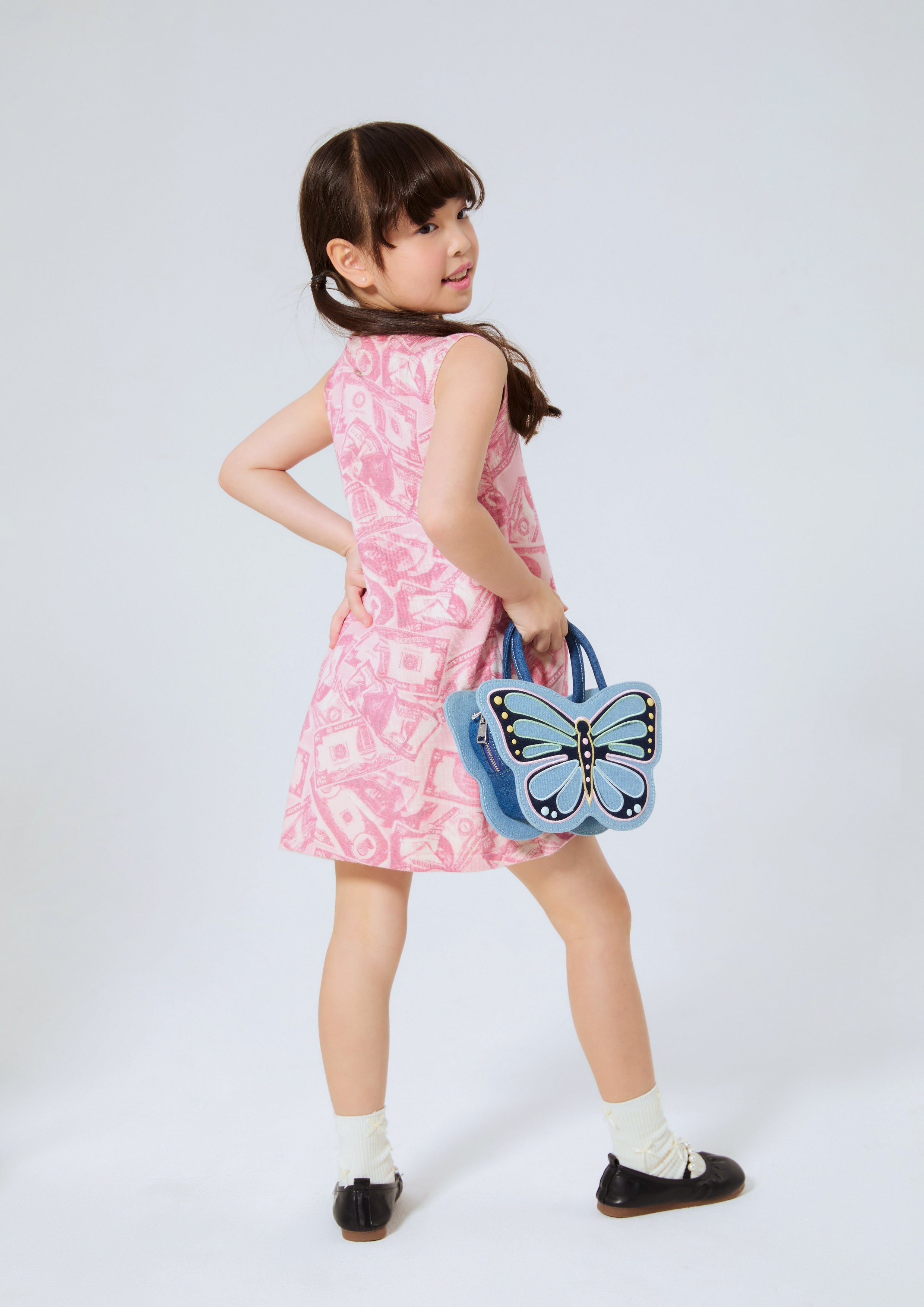 เดรสสั้นพิมพ์ลาย สำหรับเด็กผู้หญิง คอลเลกชัน Like a Virgin