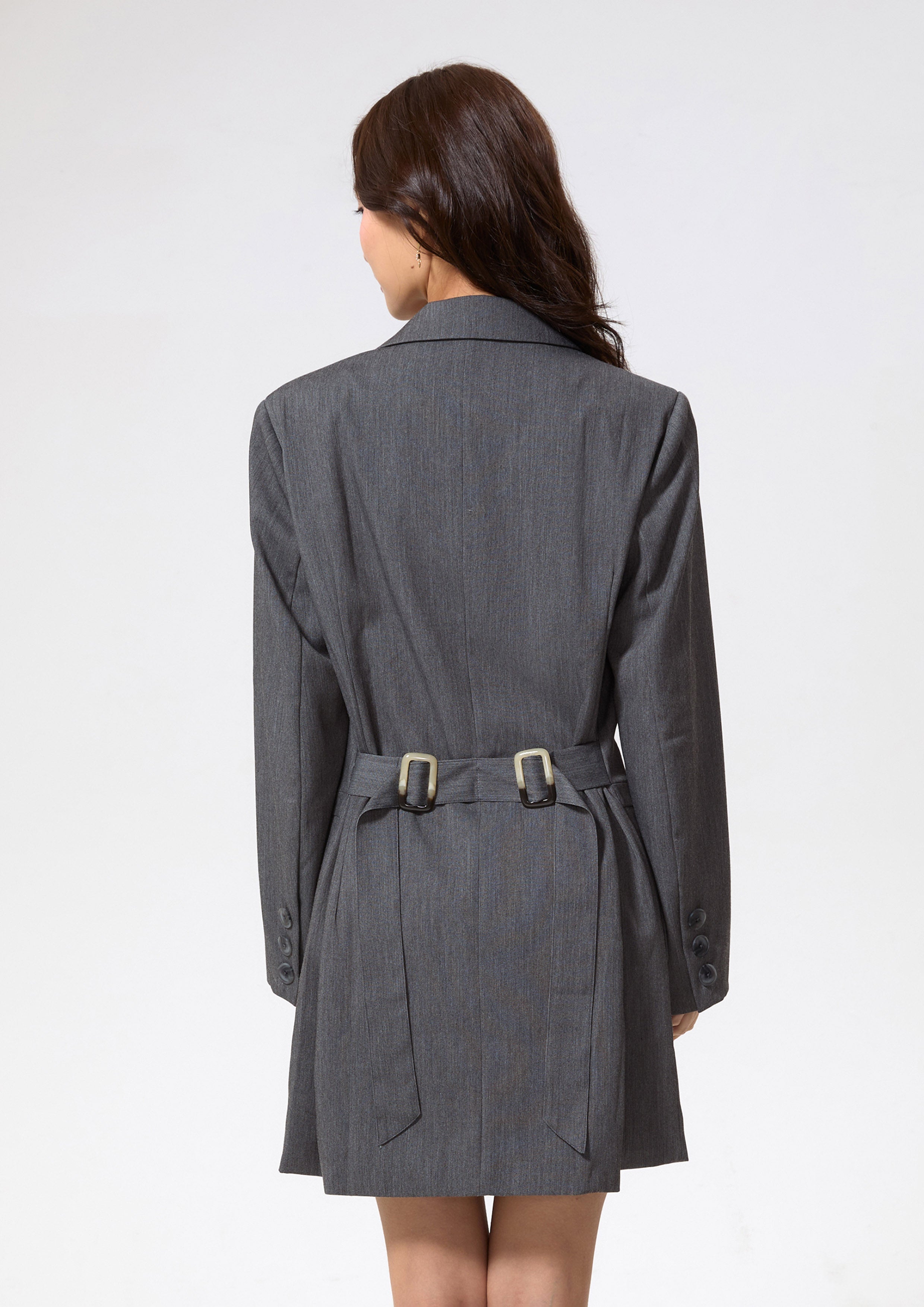 Tailored Long Sleeve Mini Dress Working on Board