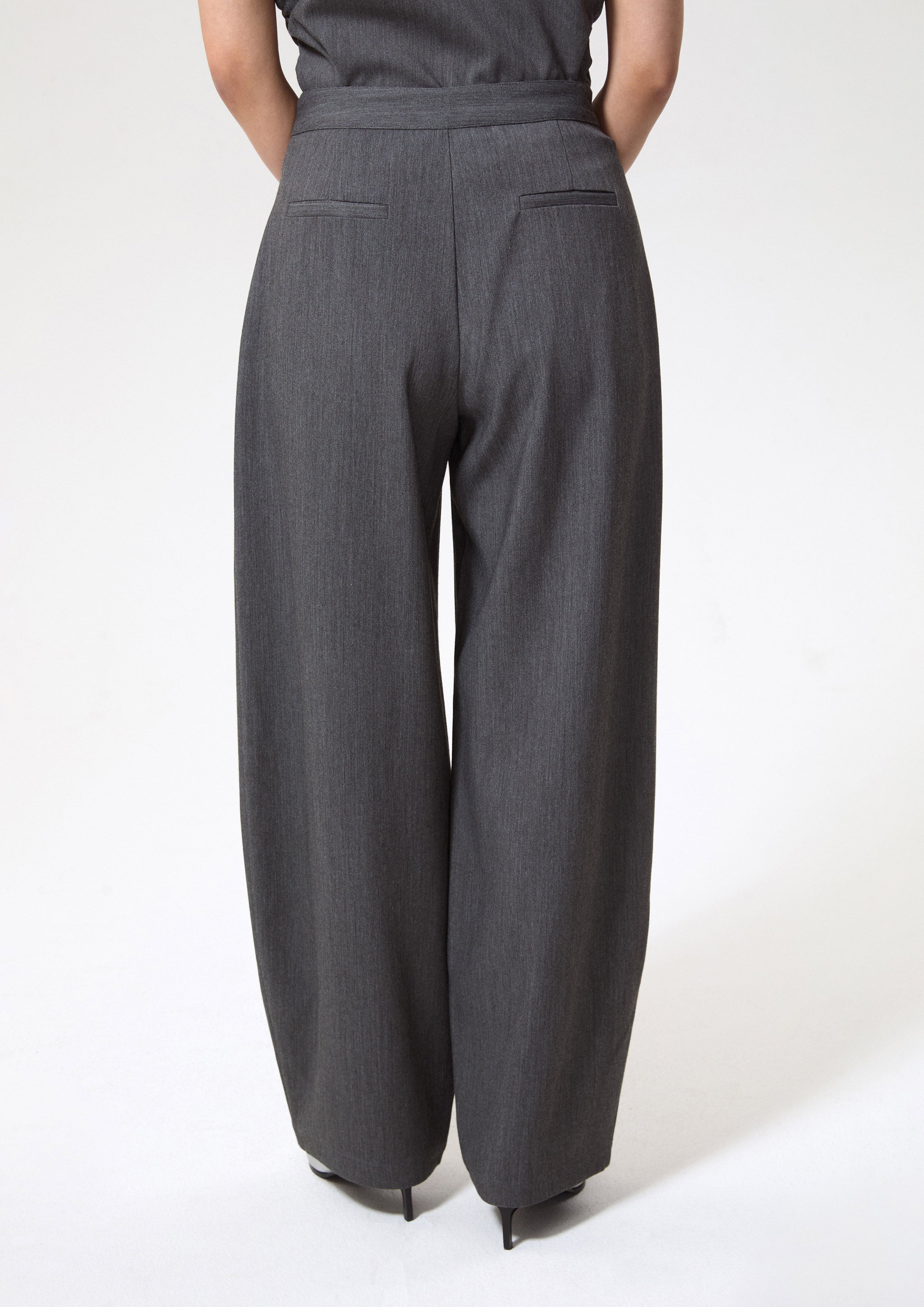 Loose Fit Trousers Working on Board