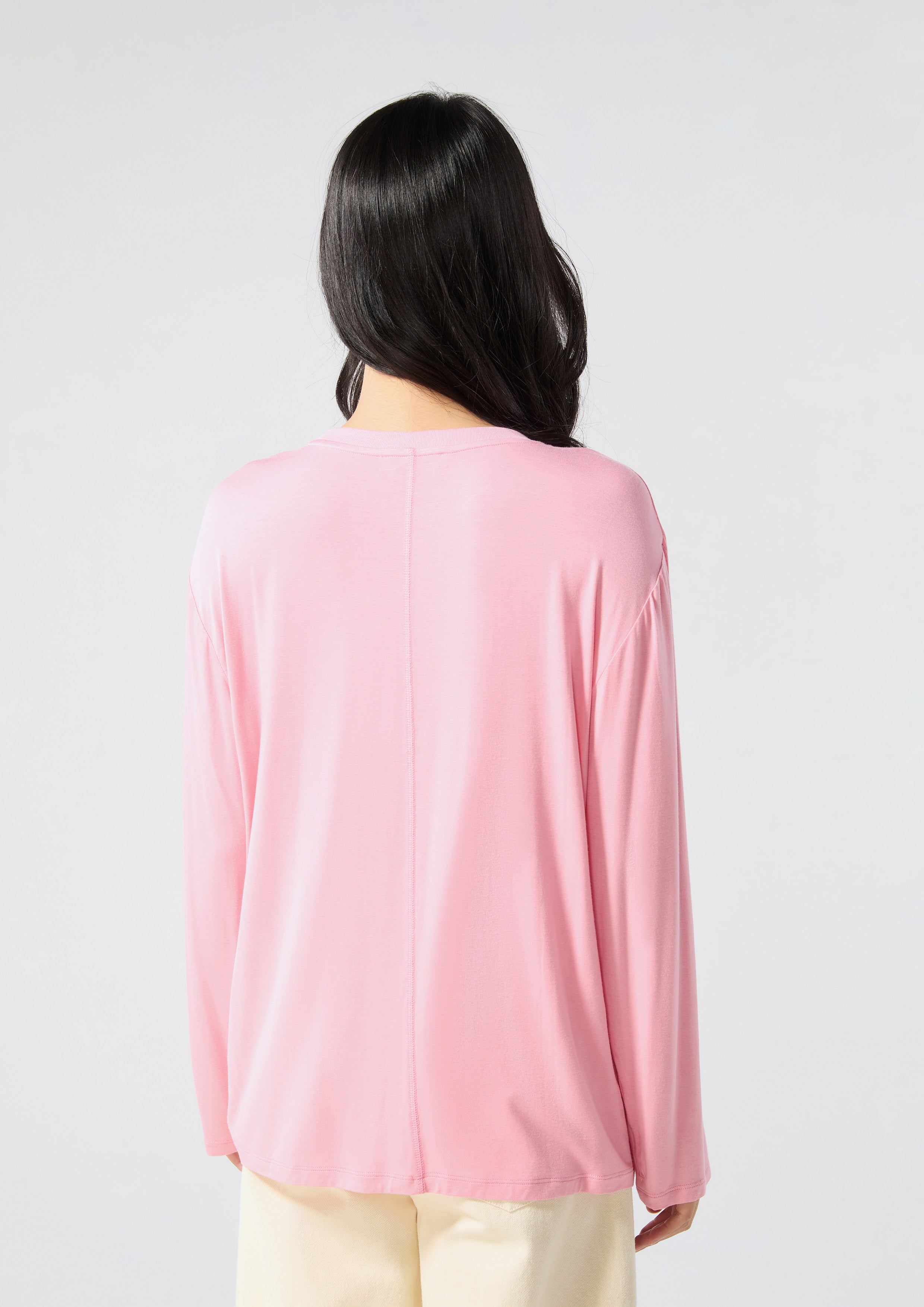 เสื้อยืดแขนยาวพิมพ์ลายดอกกุหลาบ คอลเลกชัน Rodeo Rose