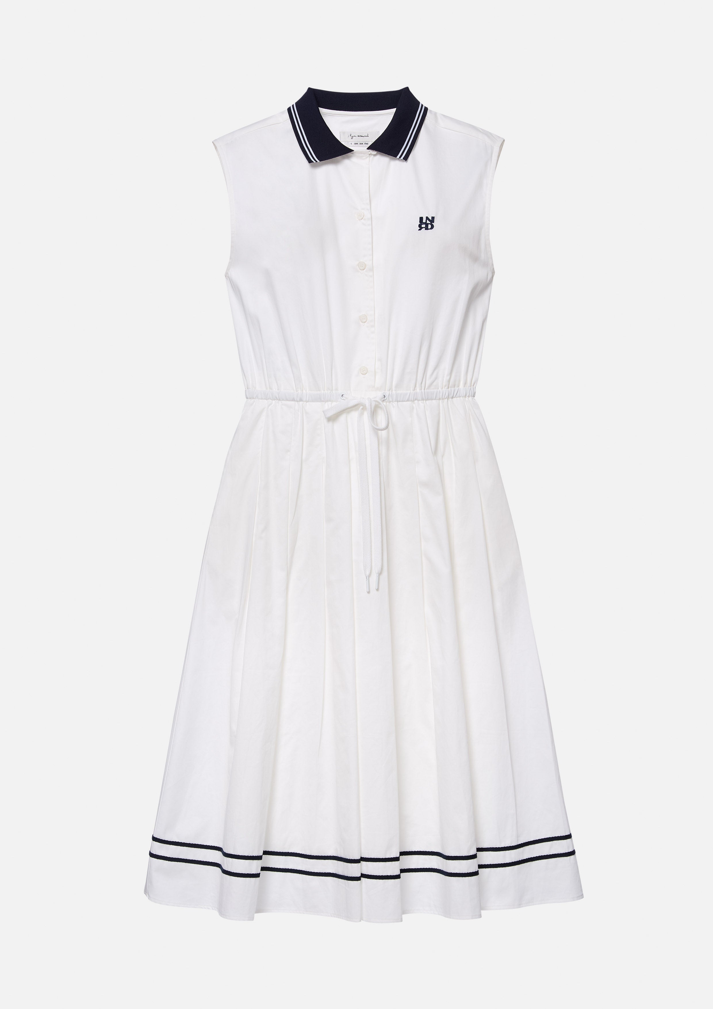 Logo Pleated Skirt Midi Dress Miracle Voyard