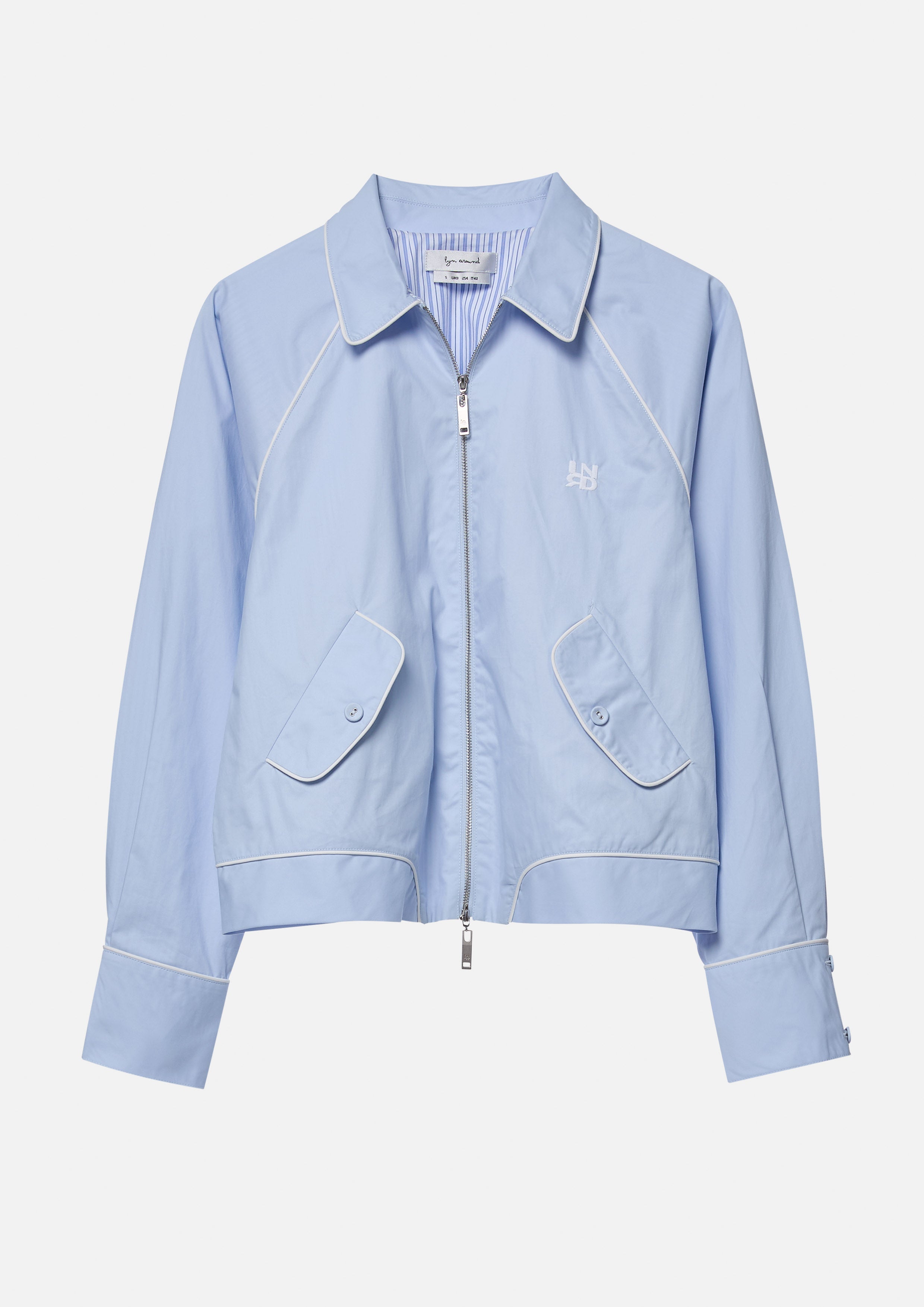 Zip Nylon Long Sleeve Jacket Miracle Voyard