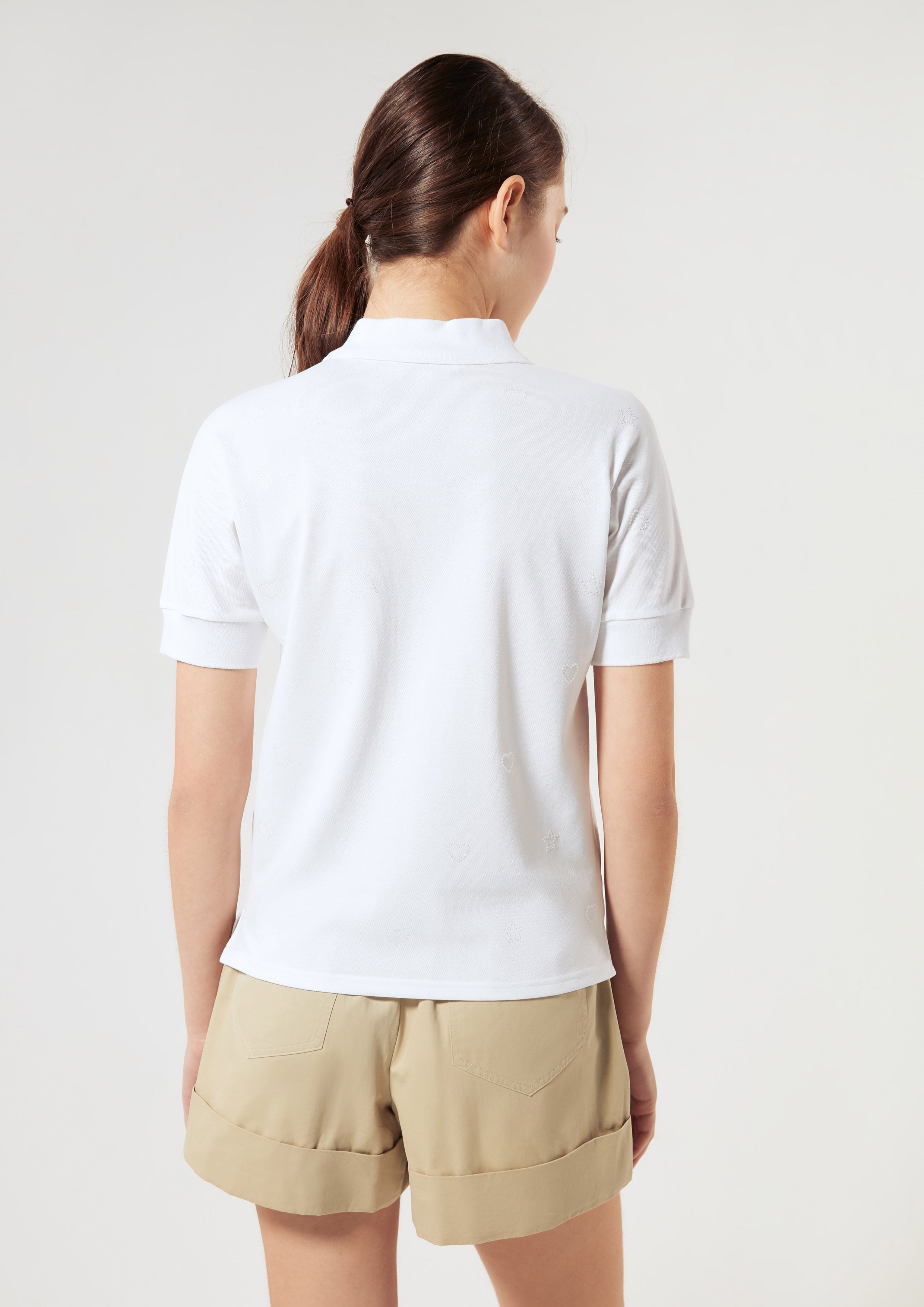 Short Sleeve Polo Top Neon Dreams