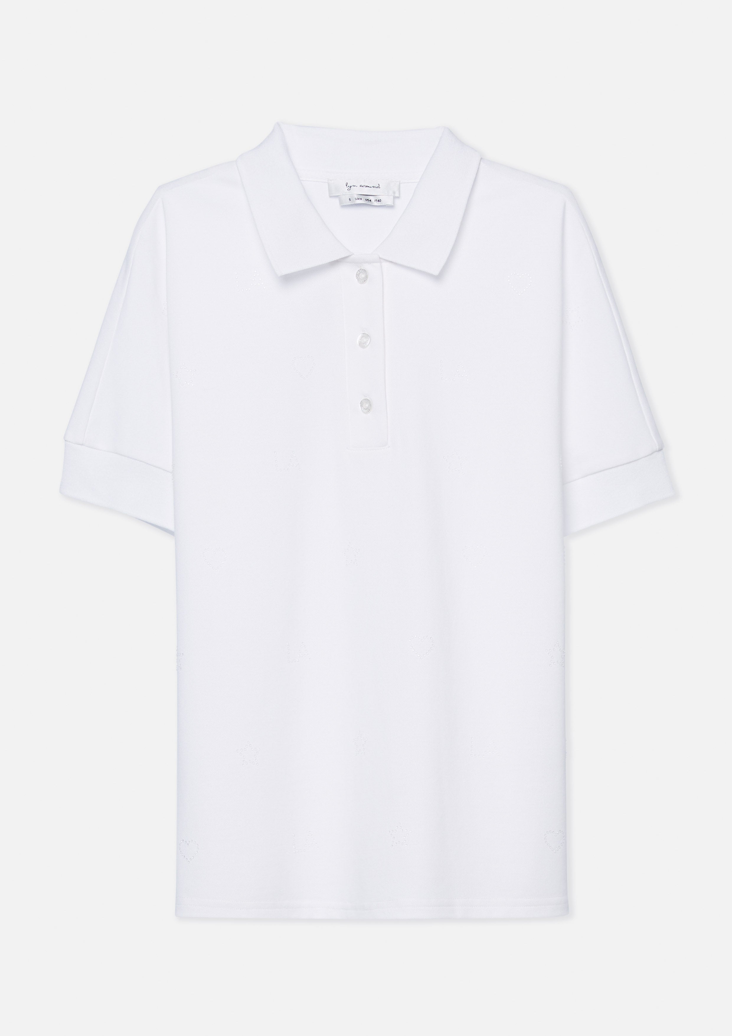 Short Sleeve Polo Top Neon Dreams