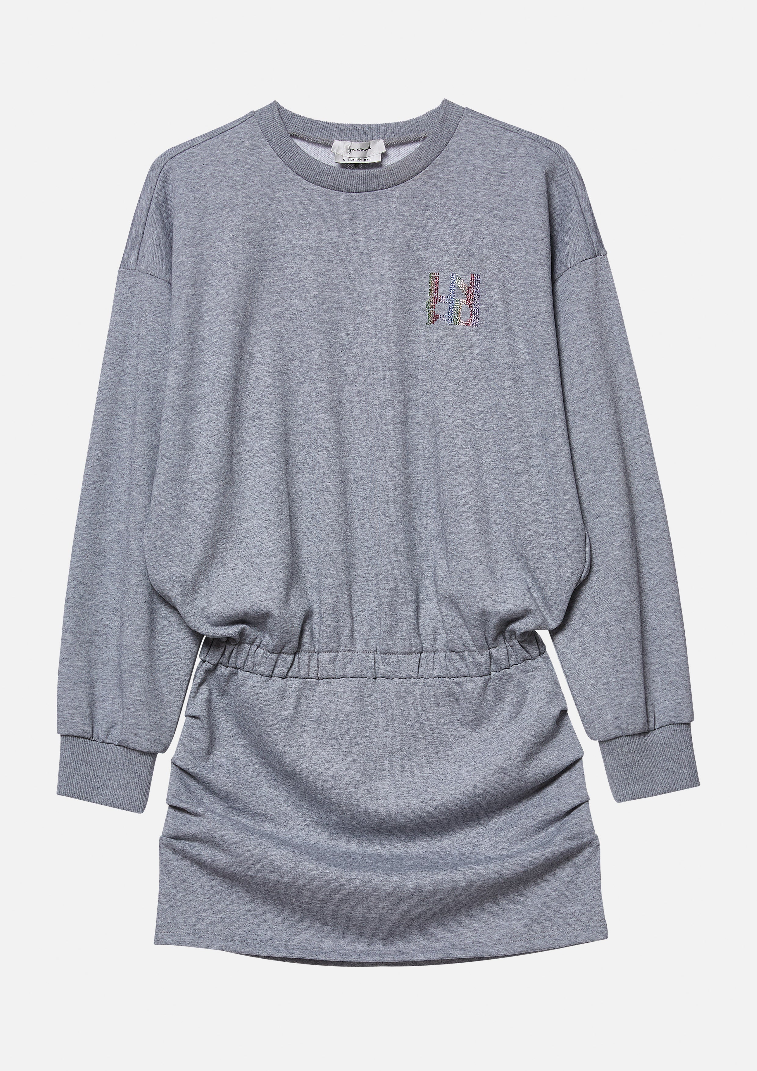 Embroidery Long Sleeve Mini Dress Neon Dreams