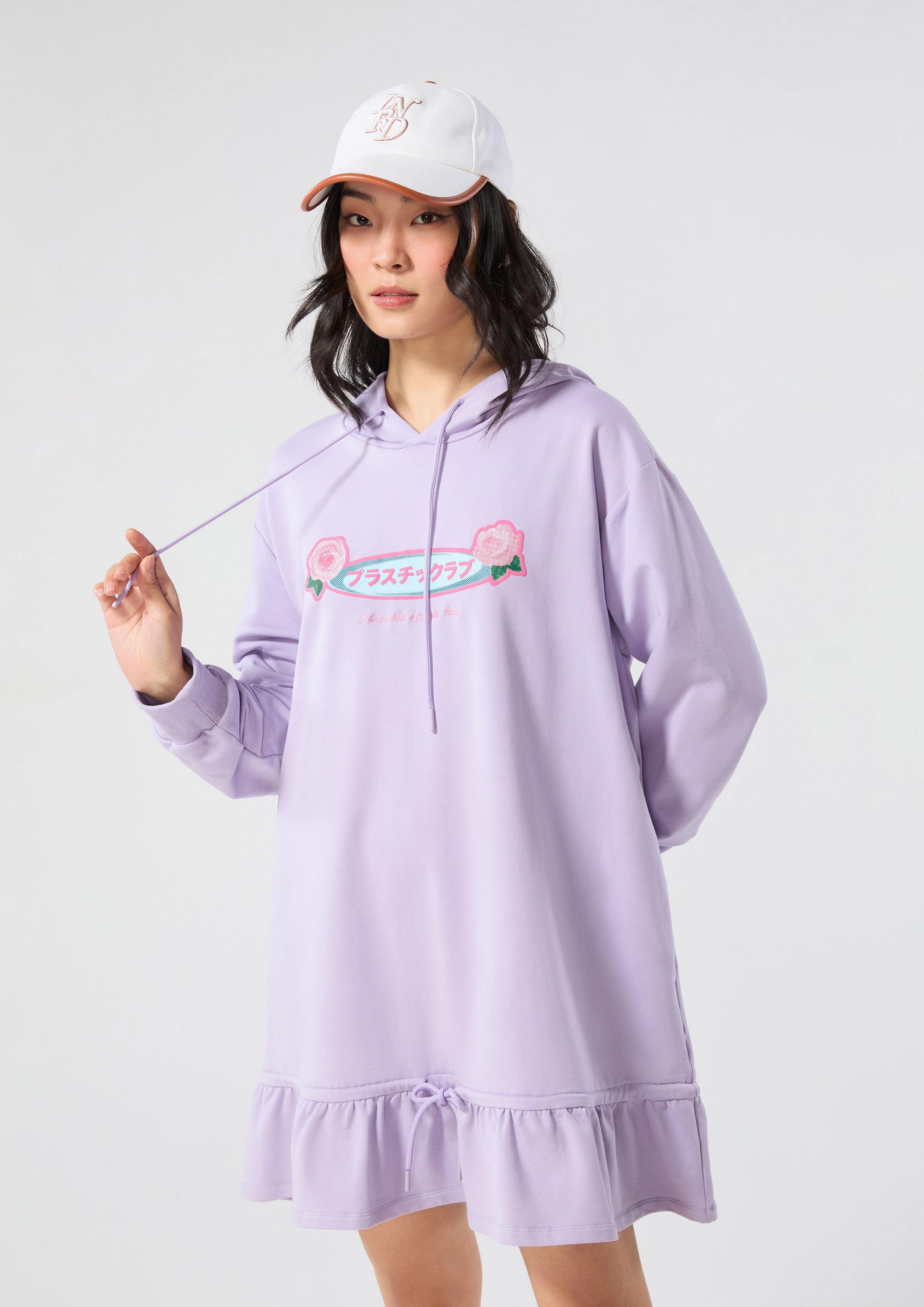 Rose Hoodie Mini Dress Rodeo Rose
