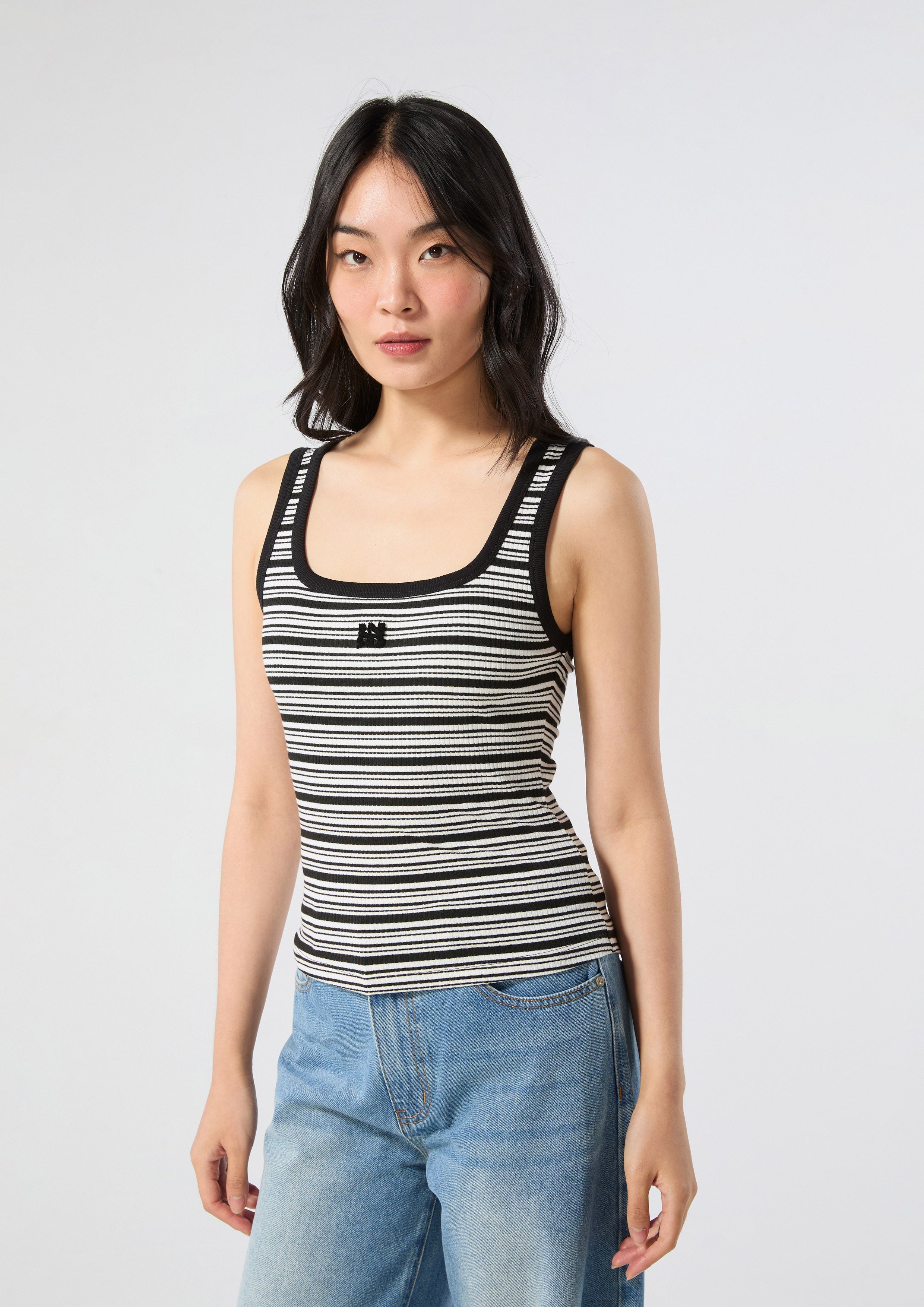 Stripe Logo Tank Top Neon Dreams