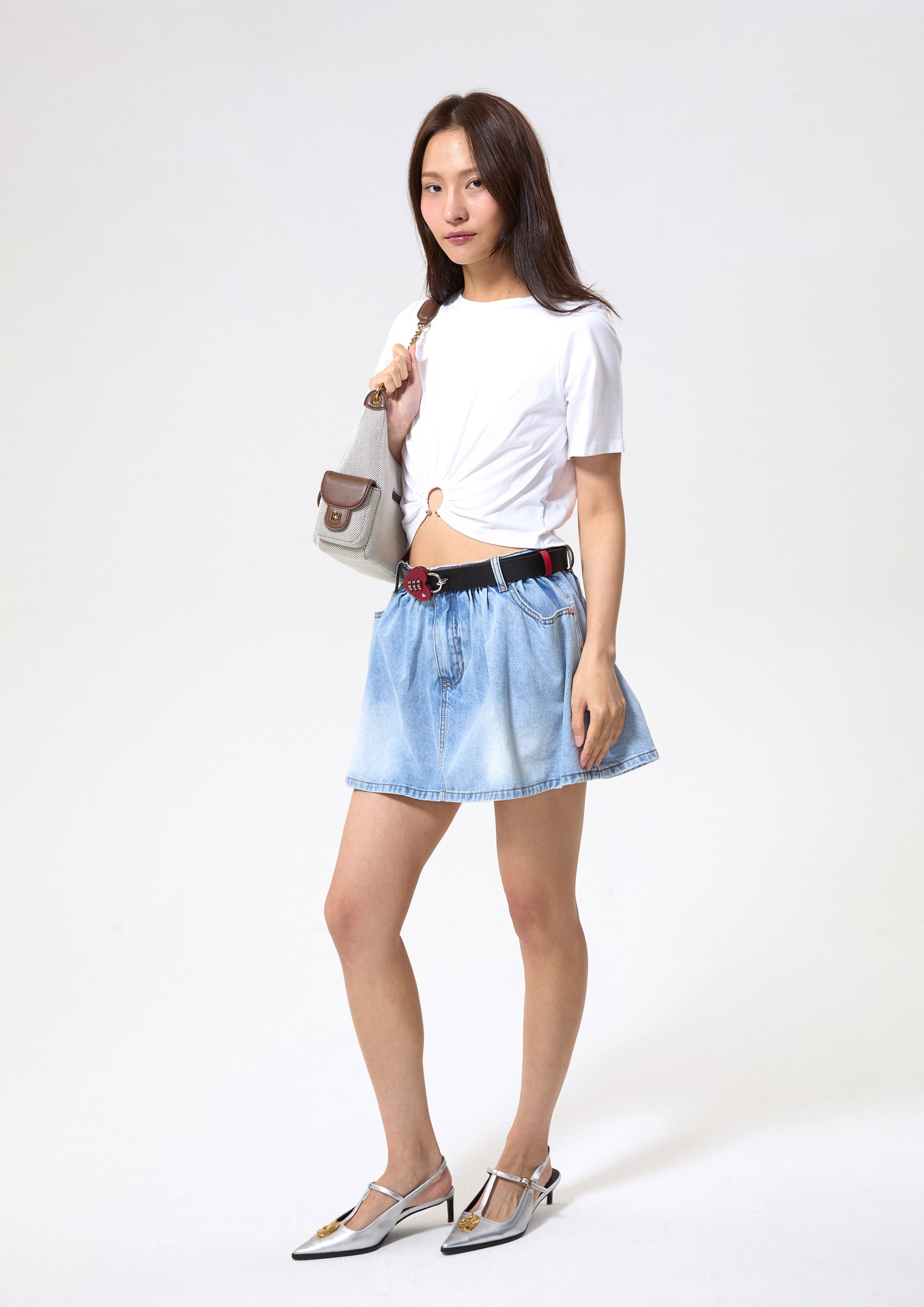 O-Ring Crop Top Working on Board