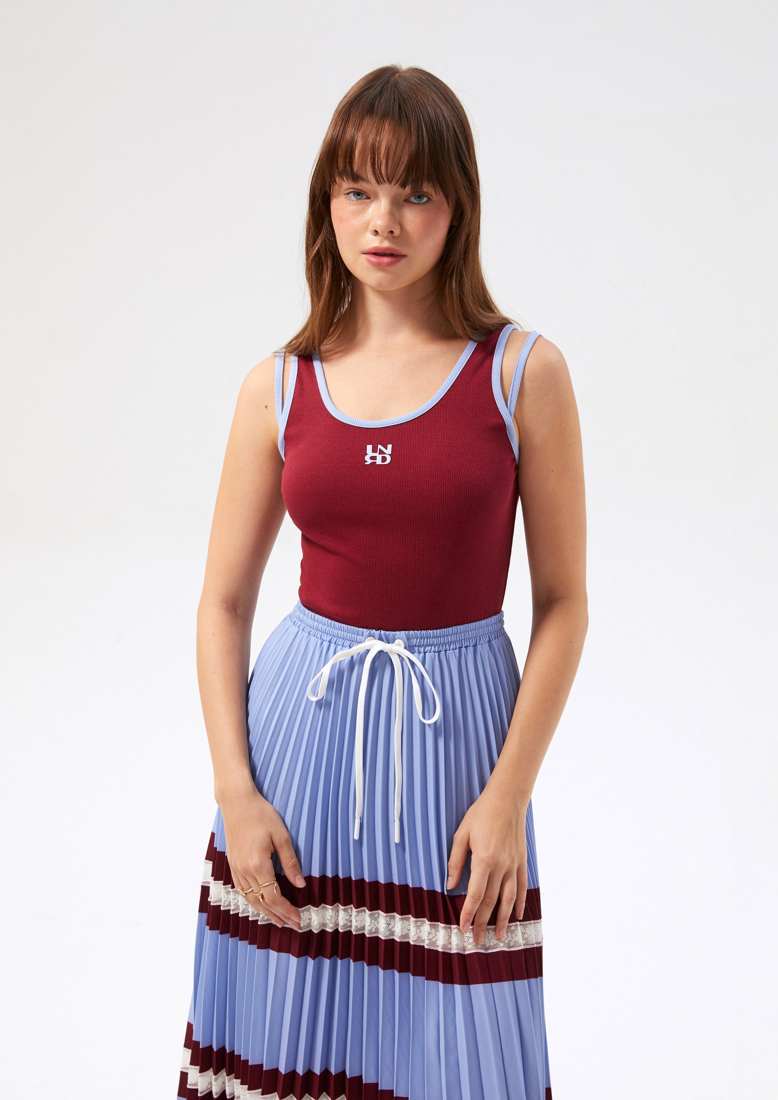 Plated Skirt Midi Dress Speed Voyard